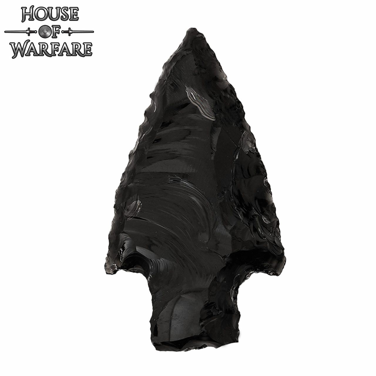 Punta de flecha prehistórica de obsidiana, 4,8 cm - imagen 7