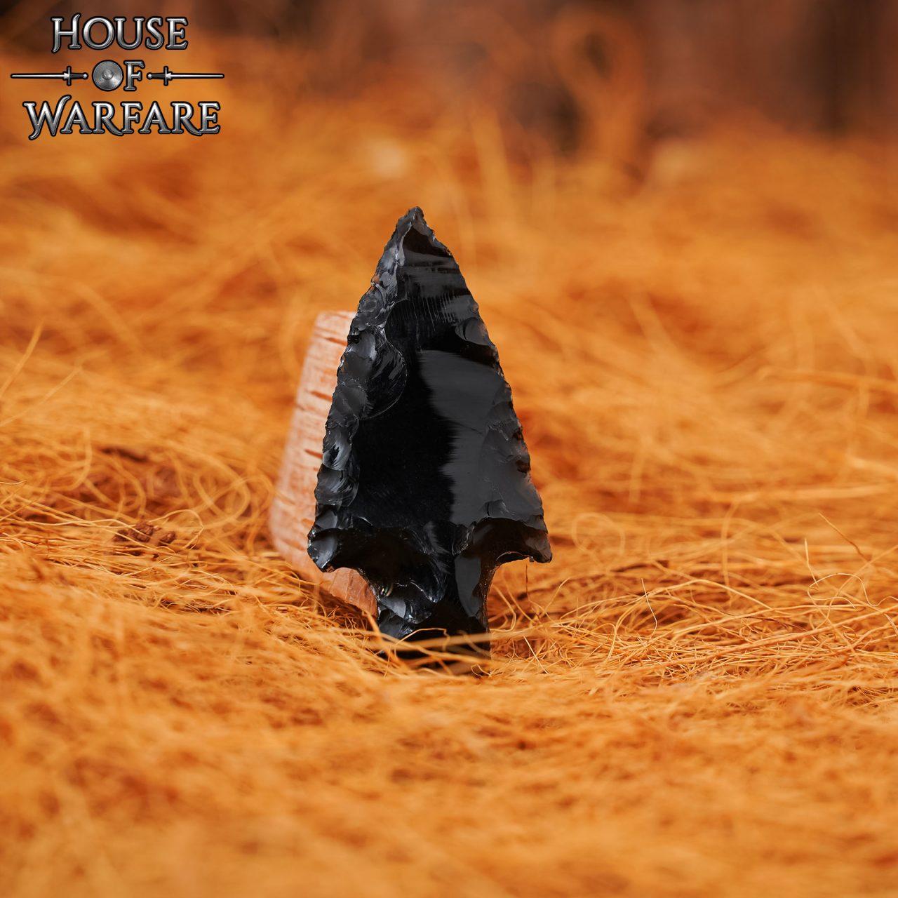 Punta de flecha prehistórica de obsidiana, 4,8 cm - imagen 12