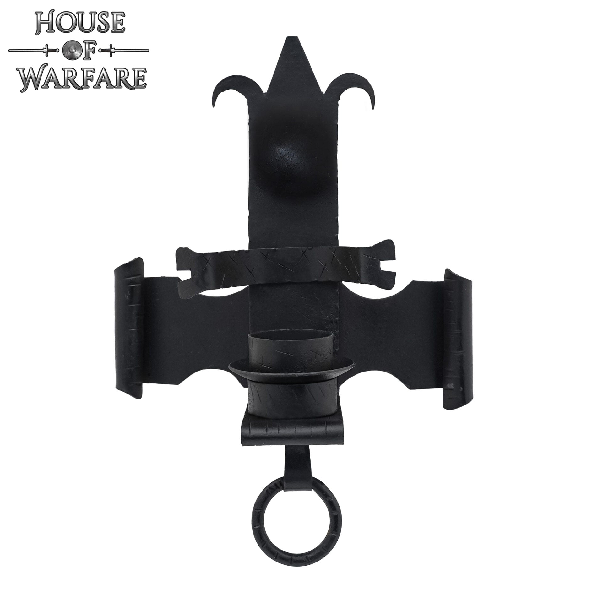 Imagen única de: Candelabro de Pared de Hierro Artesanal Medieval
