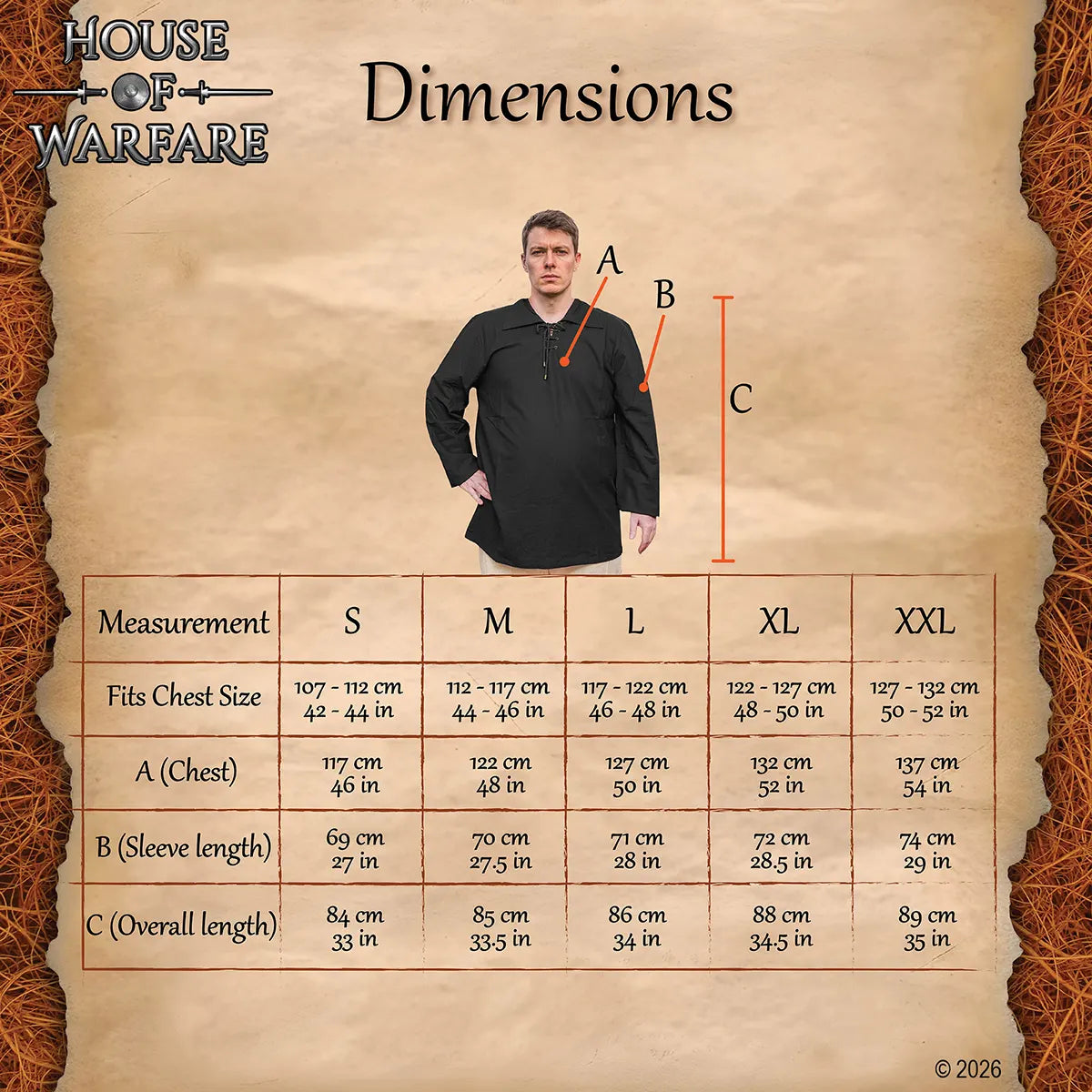 Camisa de Fantasía Medieval - imagen 3