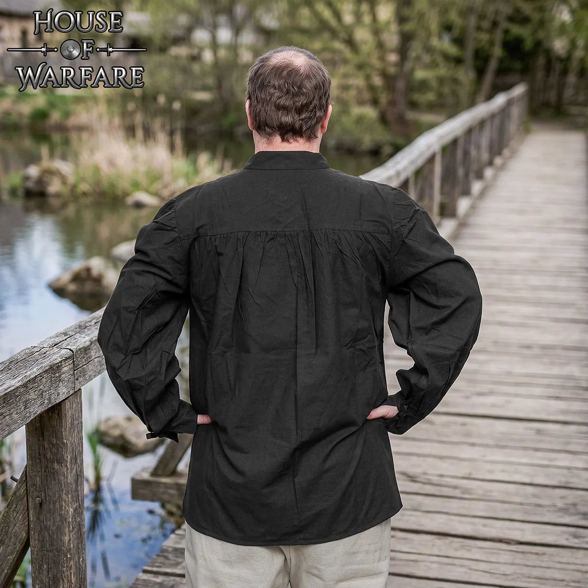 Camisa pirata de fantasía medieval - imagen 6