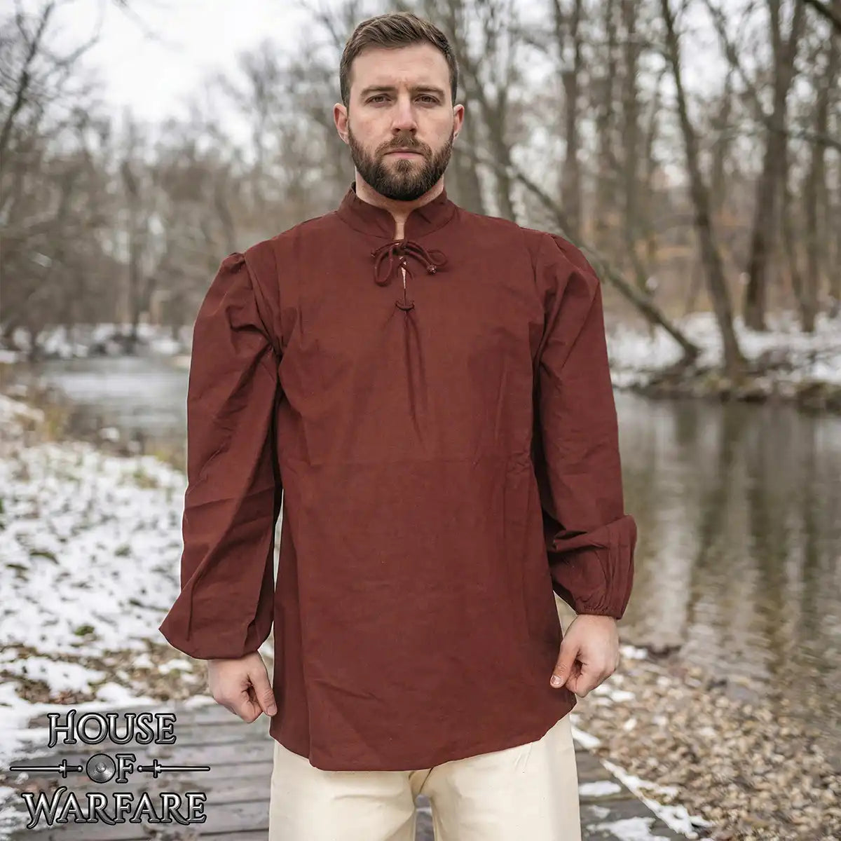 Camisa de algodón estilo medieval - imagen 15