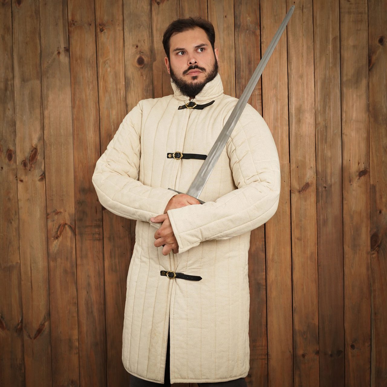 Gambesón acolchado Tipo 10 — Cota acolchada medieval - imagen 6