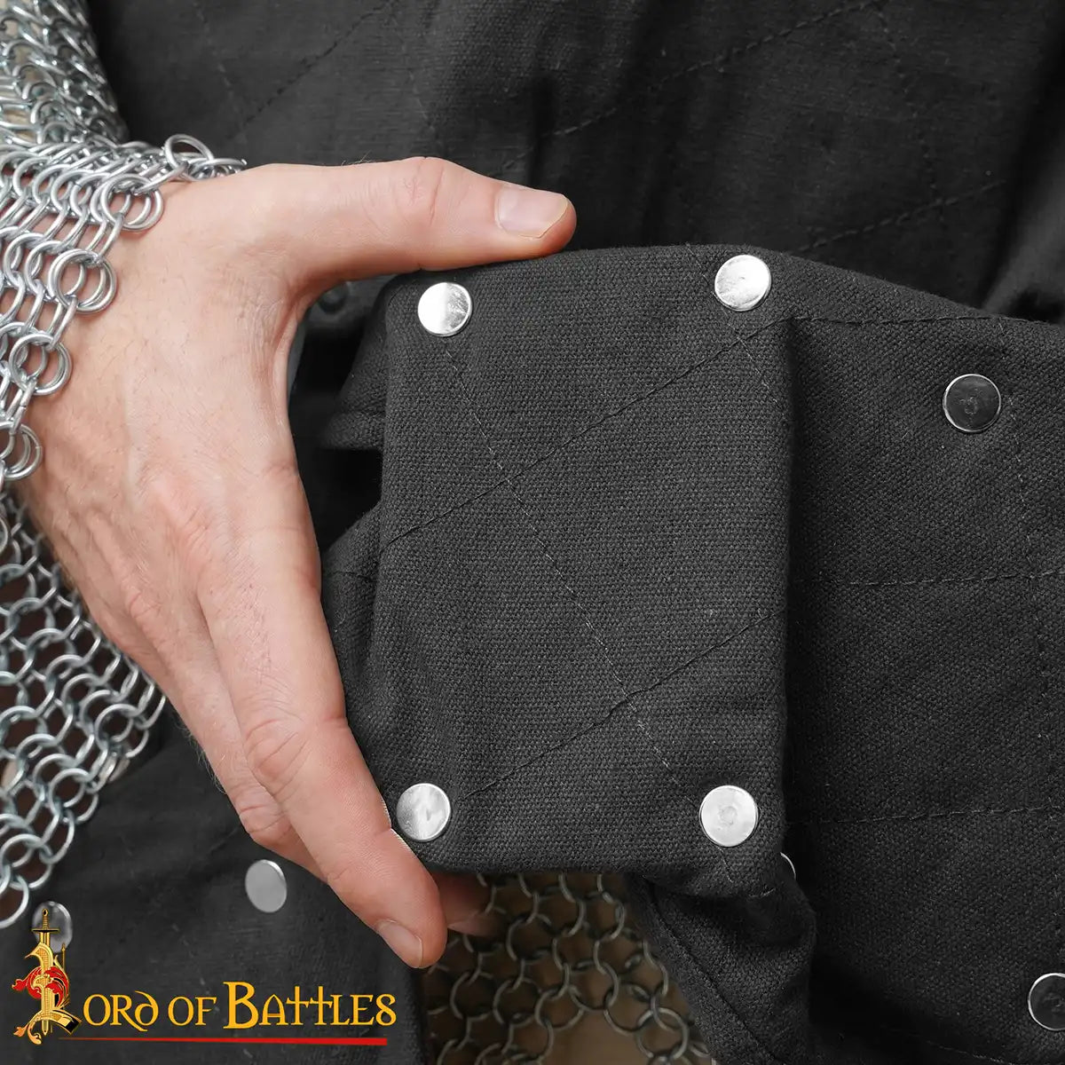 Brigantina medieval (siglos XIV–XVI) con placas de acero y cuerpo de algodón - imagen 12