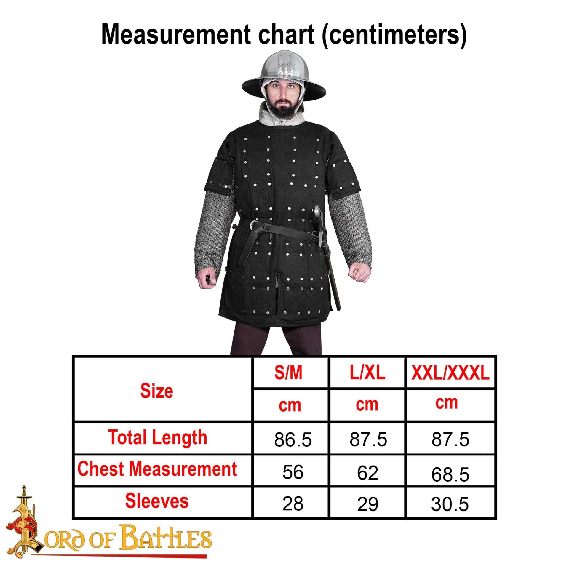 Brigandina medieval con placas de acero remachadas y cuerpo de algodón - imagen 10