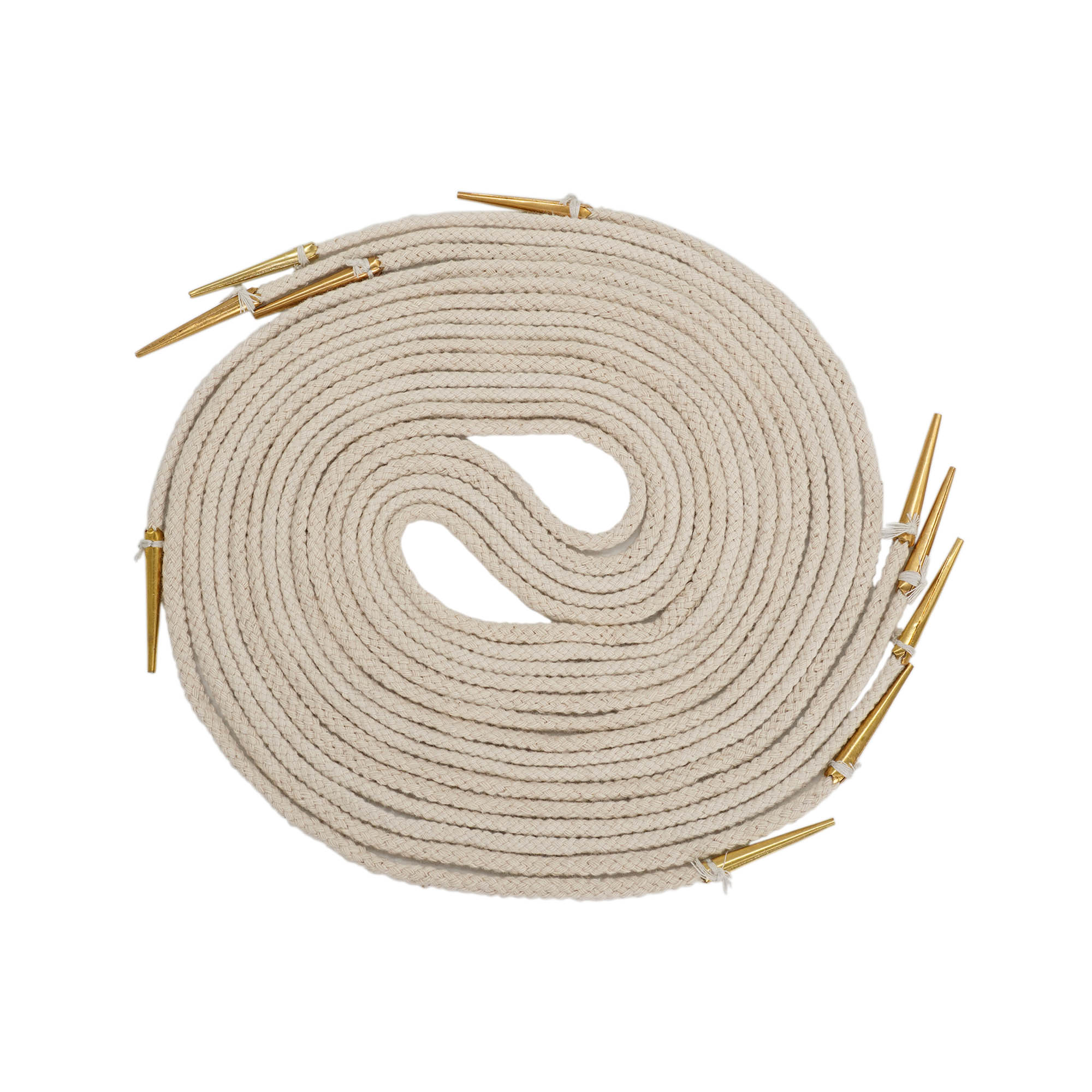 Imagen única de: Cordones Medievales Largos de Algodón con Remates de Latón - Juego de 5 para Túnicas, Botas y Prendas de Vestir