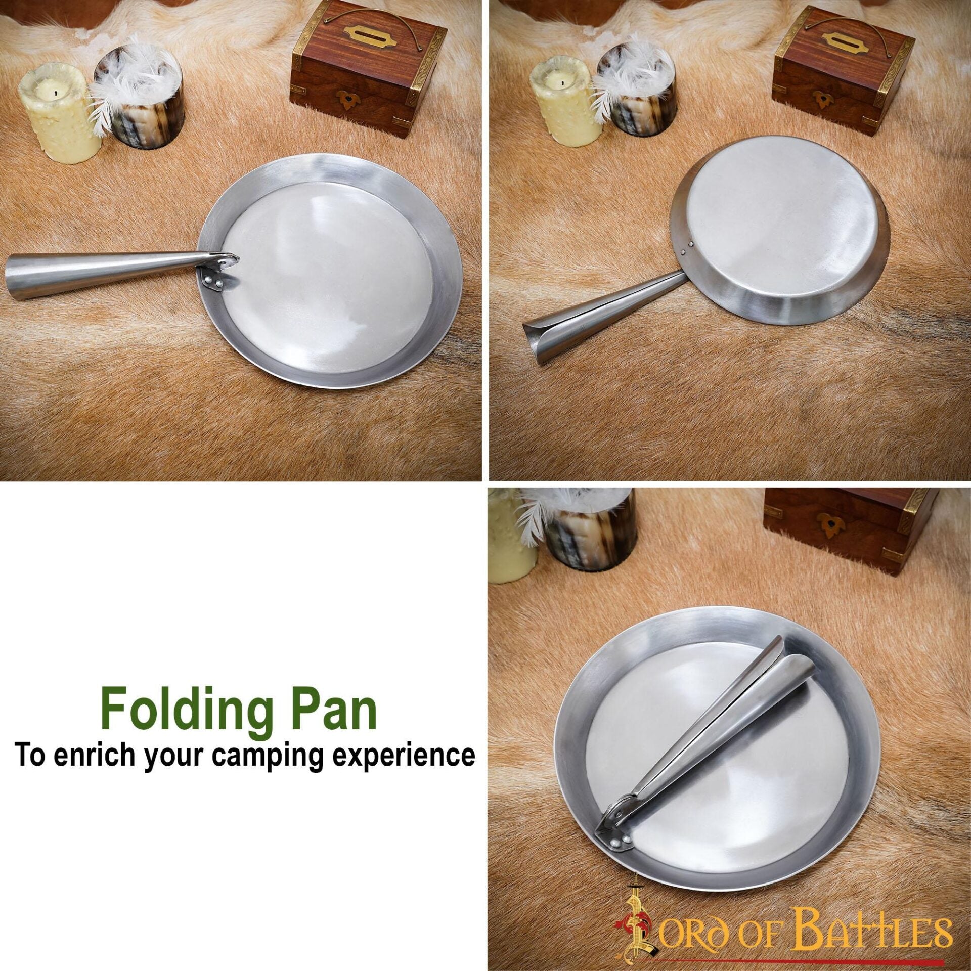 Sartén plegable de cocina en acero - imagen 19