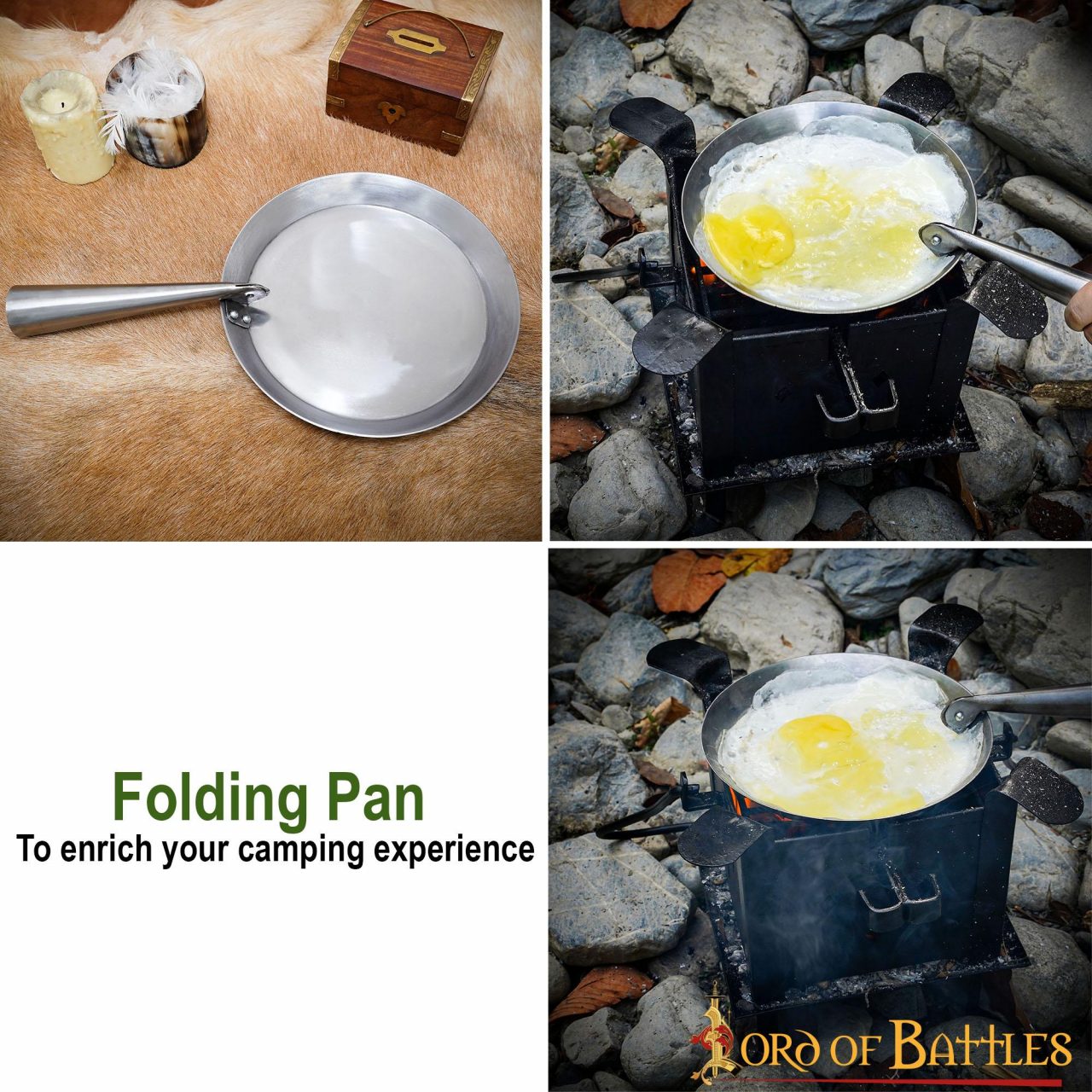 Sartén plegable de cocina en acero - imagen 12