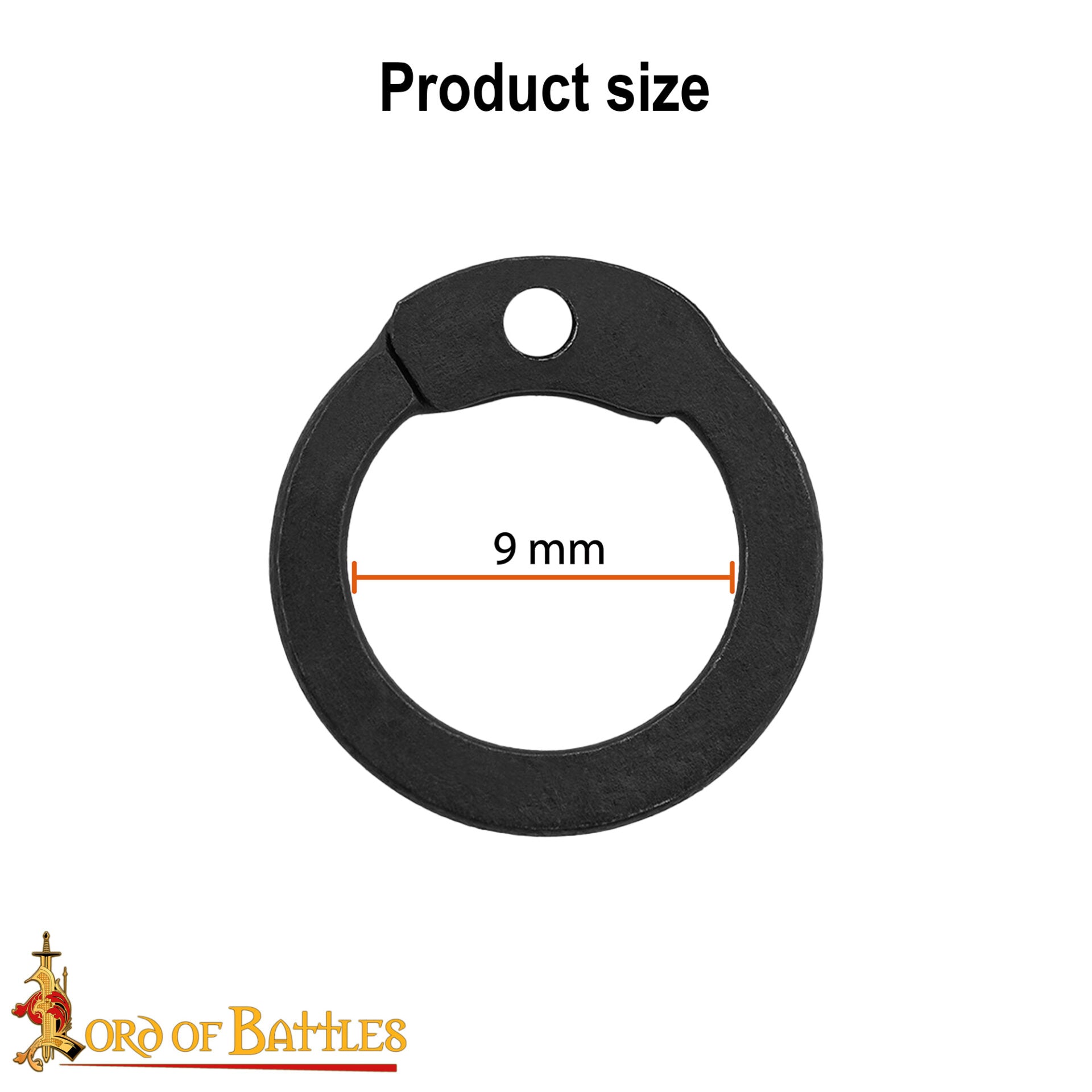 Anillas sueltas para cota de malla 9 mm, remachadas – Pack 1 kg - imagen 7