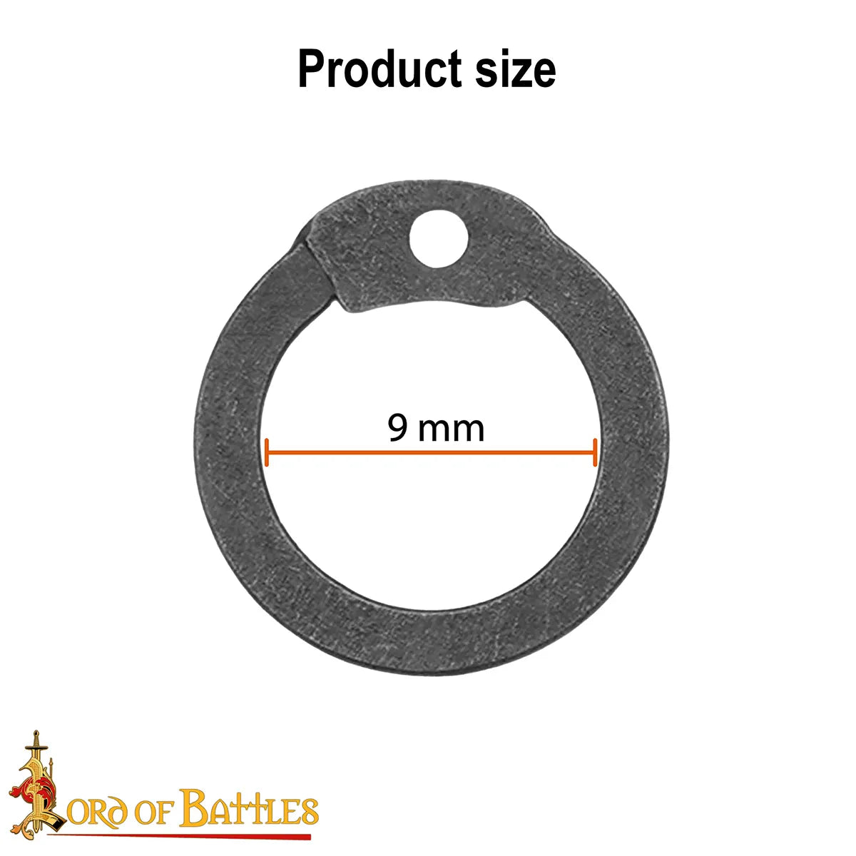 Anillas sueltas para malla 9 mm, calibre 17, planas remachadas — Paquete 1 kg - imagen 10