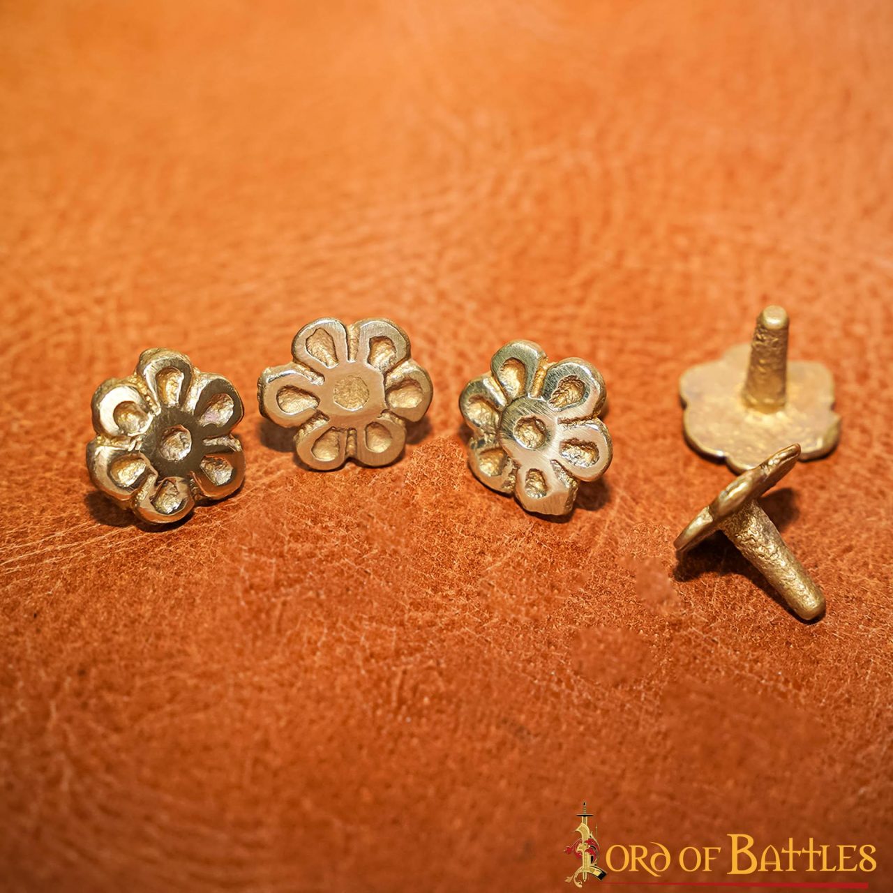 Imagen única de: Rosetones Medievales de Latón - Pack de 5