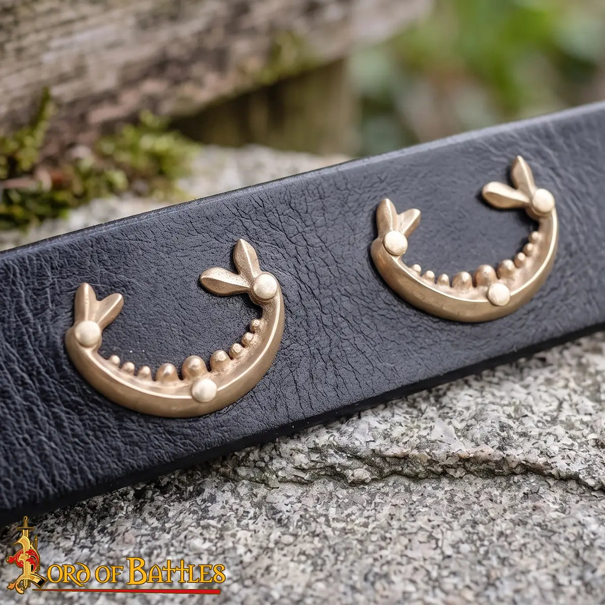 Imagen única de: Pasadores para cinturón medieval de latón macizo (set de 2)