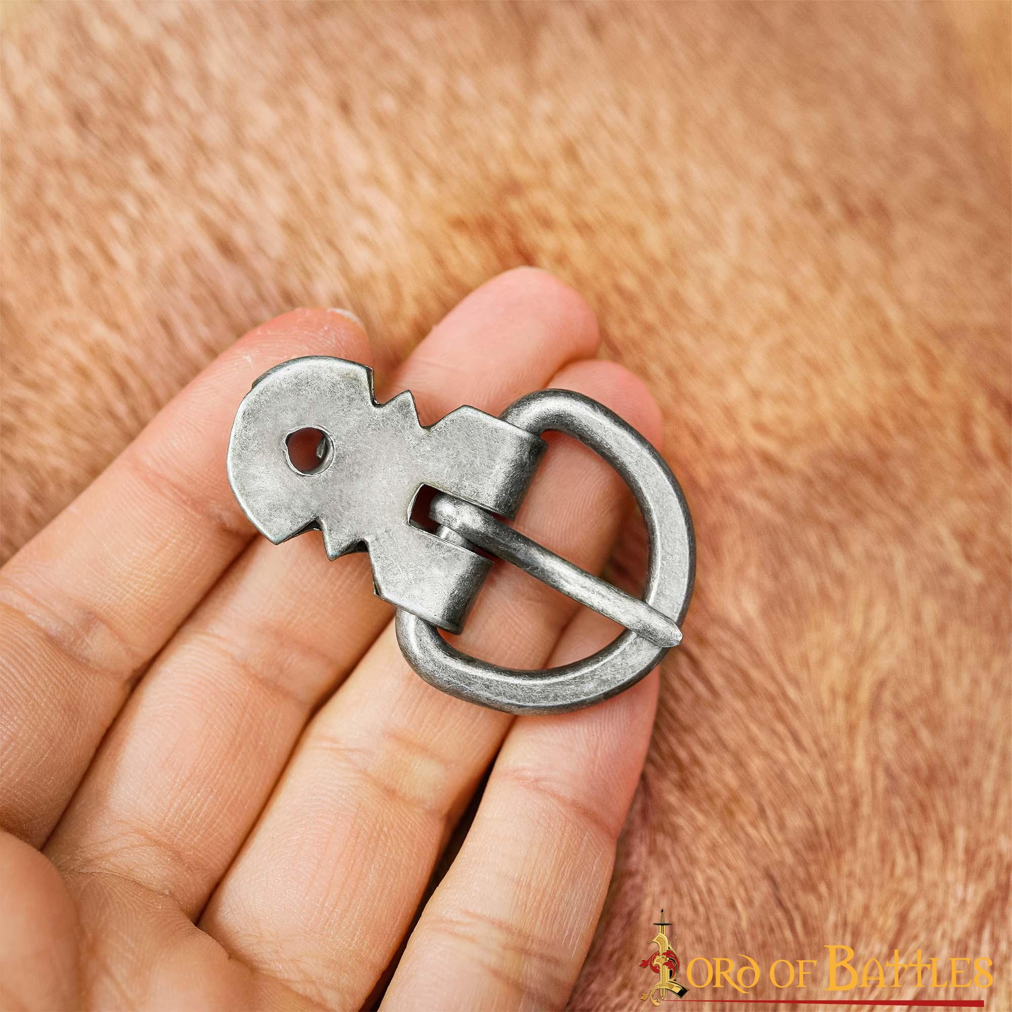 Set de 5 hebillas forjadas en hierro negro para armadura - imagen 19