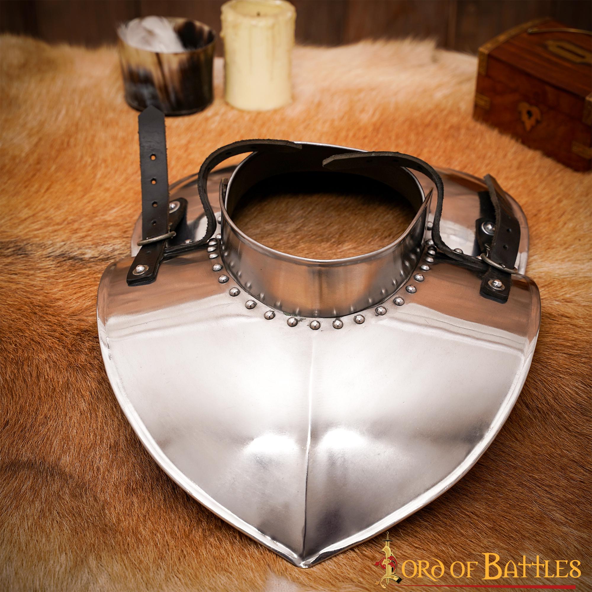 Gorguera de placa 18 gauge para caballero — Negro - imagen 20