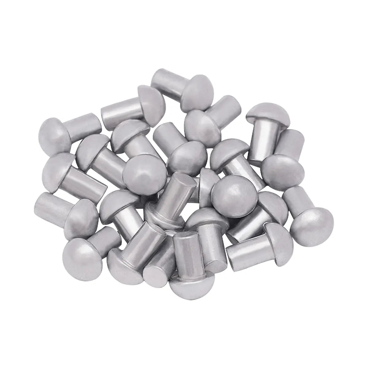 Remaches de cabeza domo en acero, 10/13/16 mm - 10 mm - 25Pcs