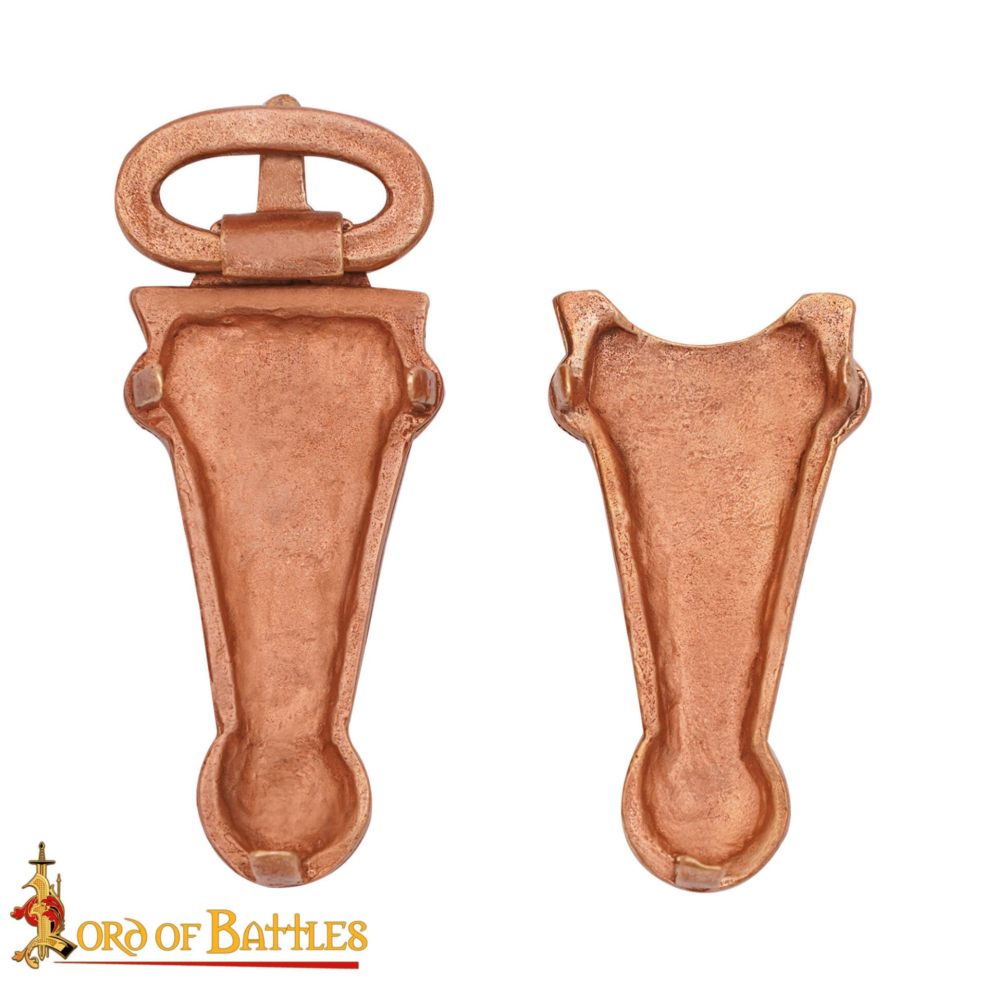 Set de herrajes de cinturón medieval en bronce (1,7–2,5 cm) - imagen 19