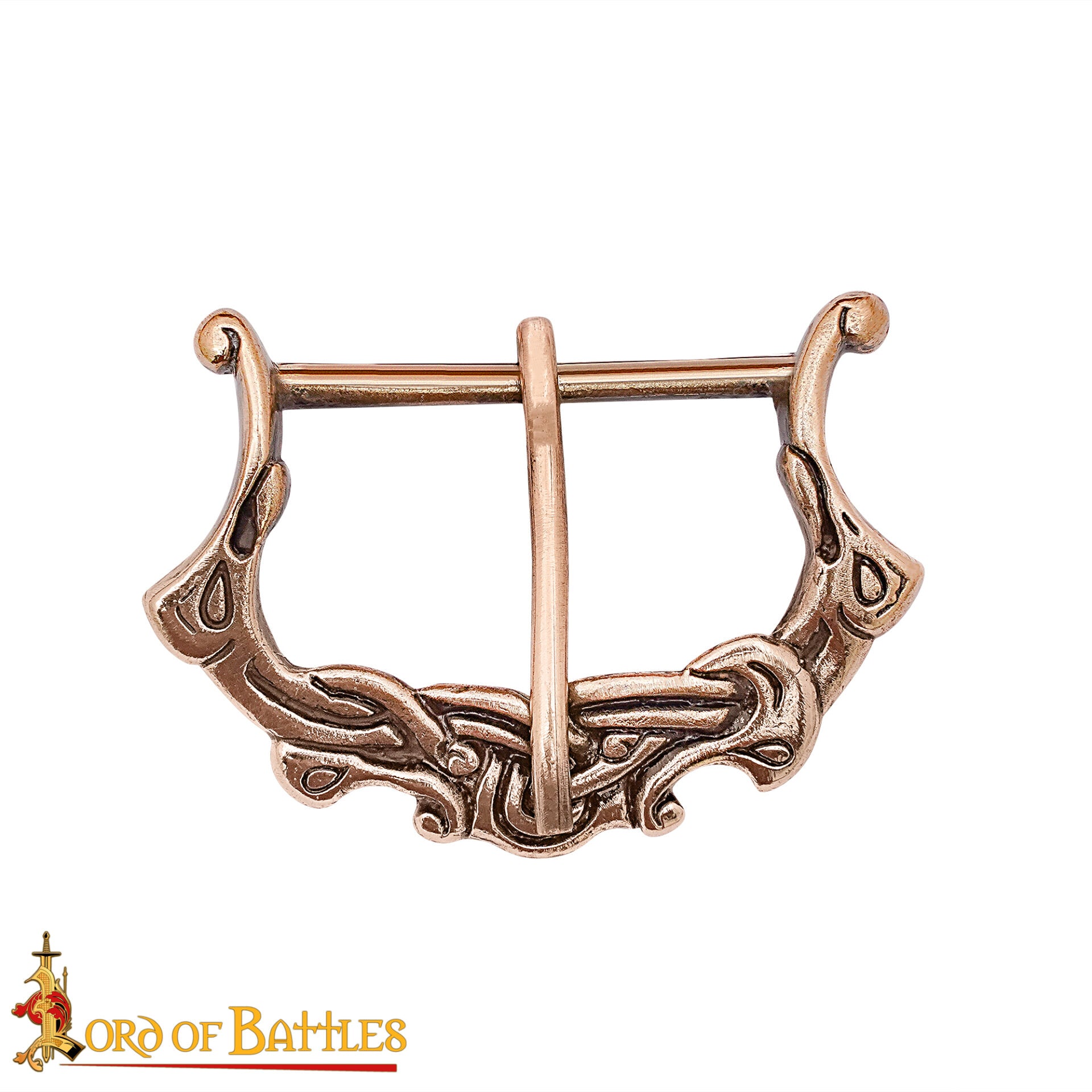 Hebilla nórdica de bronce (siglos IX–XI) — fundición a la cera perdida - imagen 9