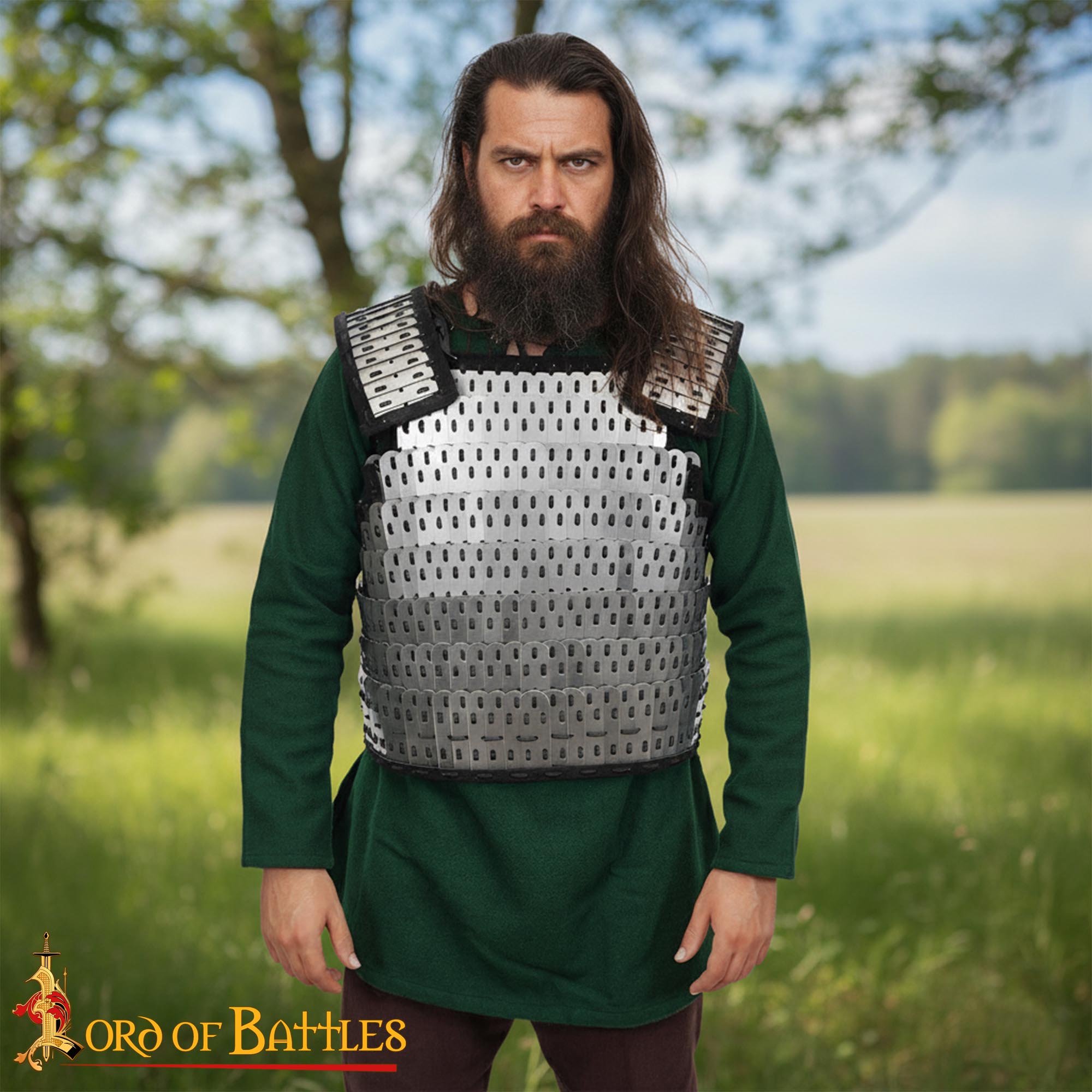 Armadura lamelar BIRKA - Vikinga para LARP (L/M/XL)