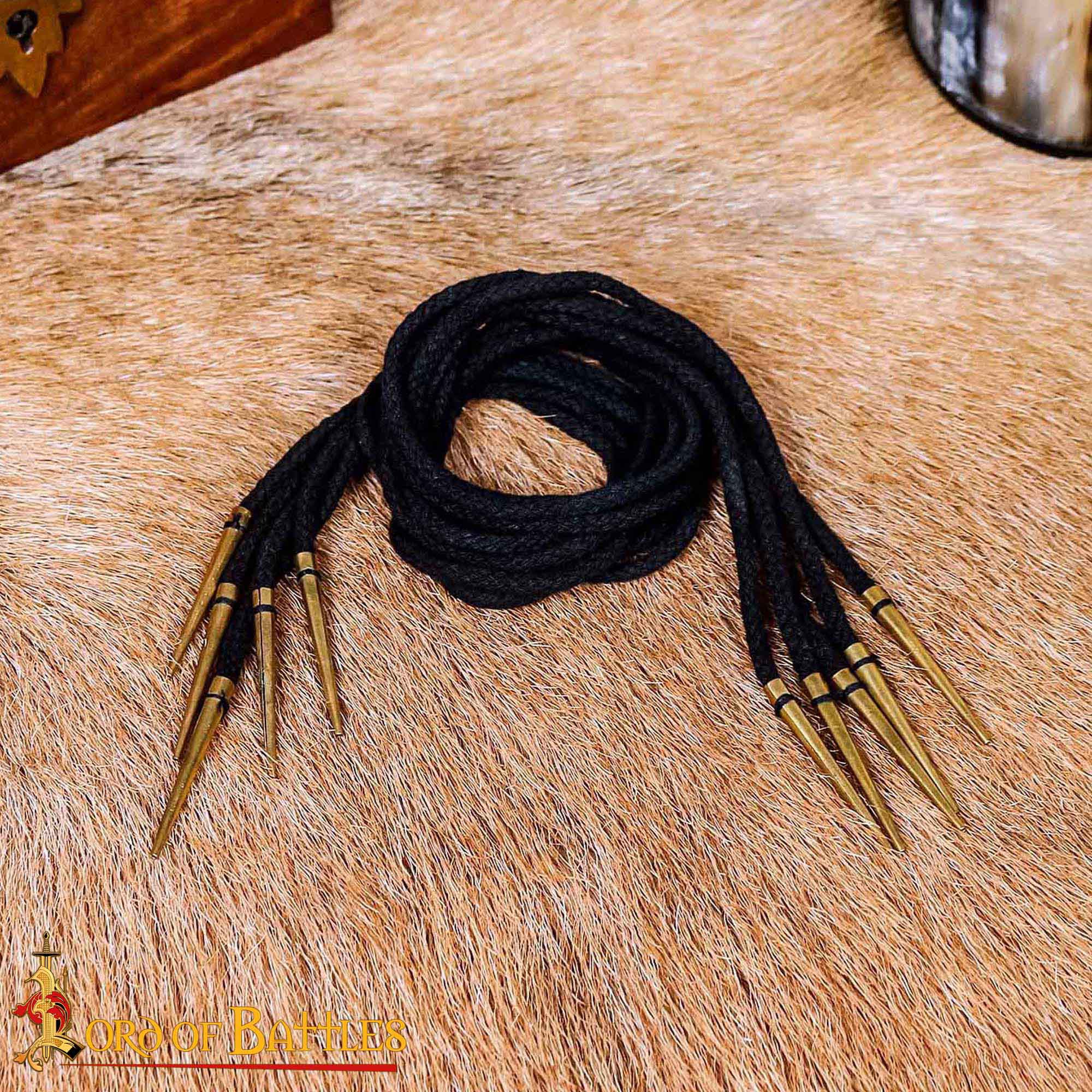 Cordones medievales de algodón con puntas de latón (pack de 5) - imagen 19