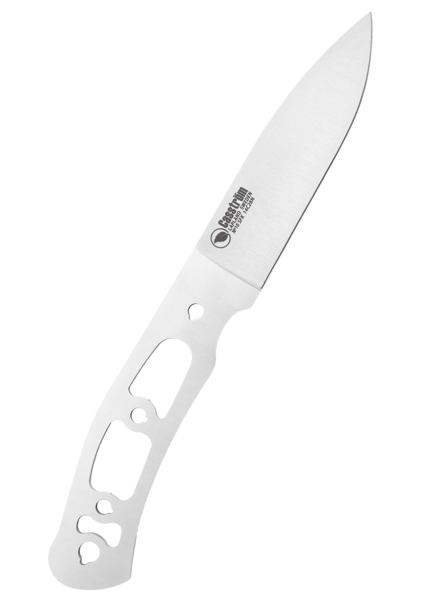 Imagen única de: Hoja Para El No. 10 Cuchillo Forestal Sueco, Afilado Plano, Acero 14C28n, Casström