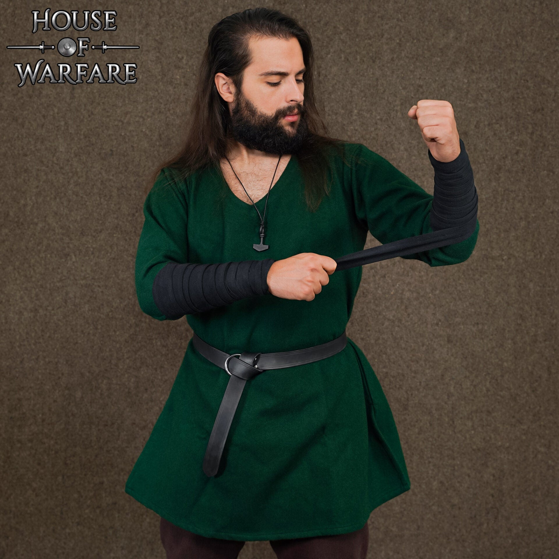 Protectores de brazos vikingos en lona 100% algodón - imagen 13