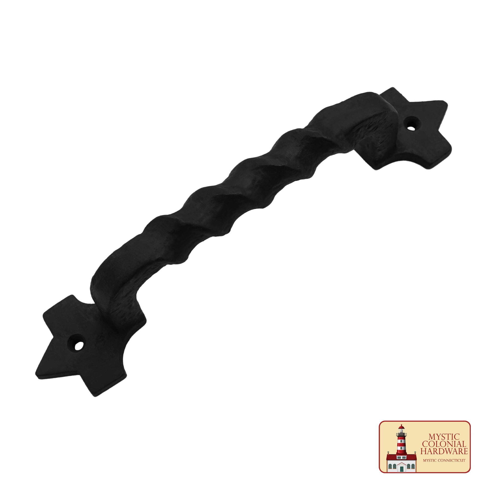Imagen única de: Negro de Hierro Fundido Tirón Manijas 10 Pulgadas - Puerta del Gabinete Manijas, Puerta Manija Tire, Barn Door Hardware, Grab Manijas