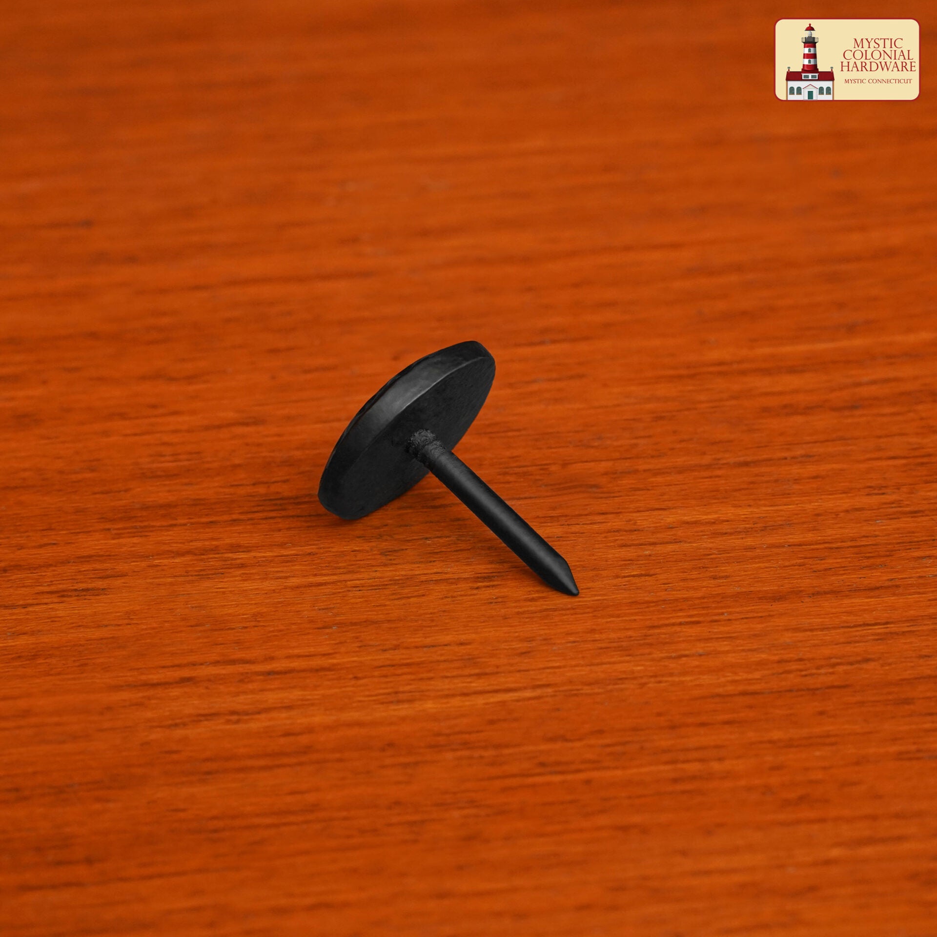 Clavos decorativos largos de hierro forjado, acabado ennegrecido al aceite - imagen 2