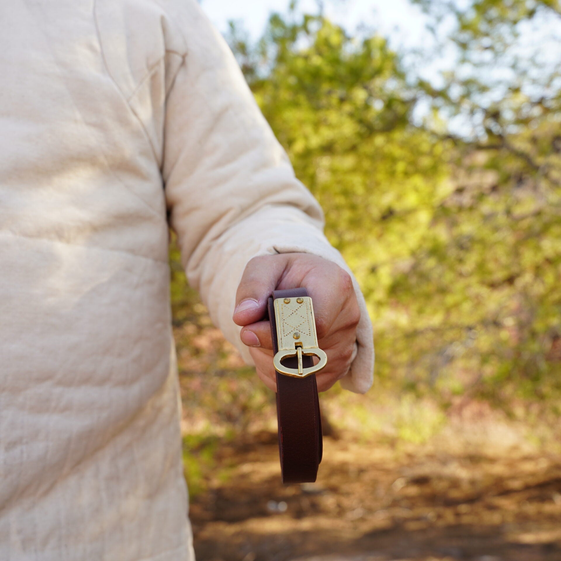 Imagen única de: Cinturón Medieval de Cuero Auténtico - Descatalogado