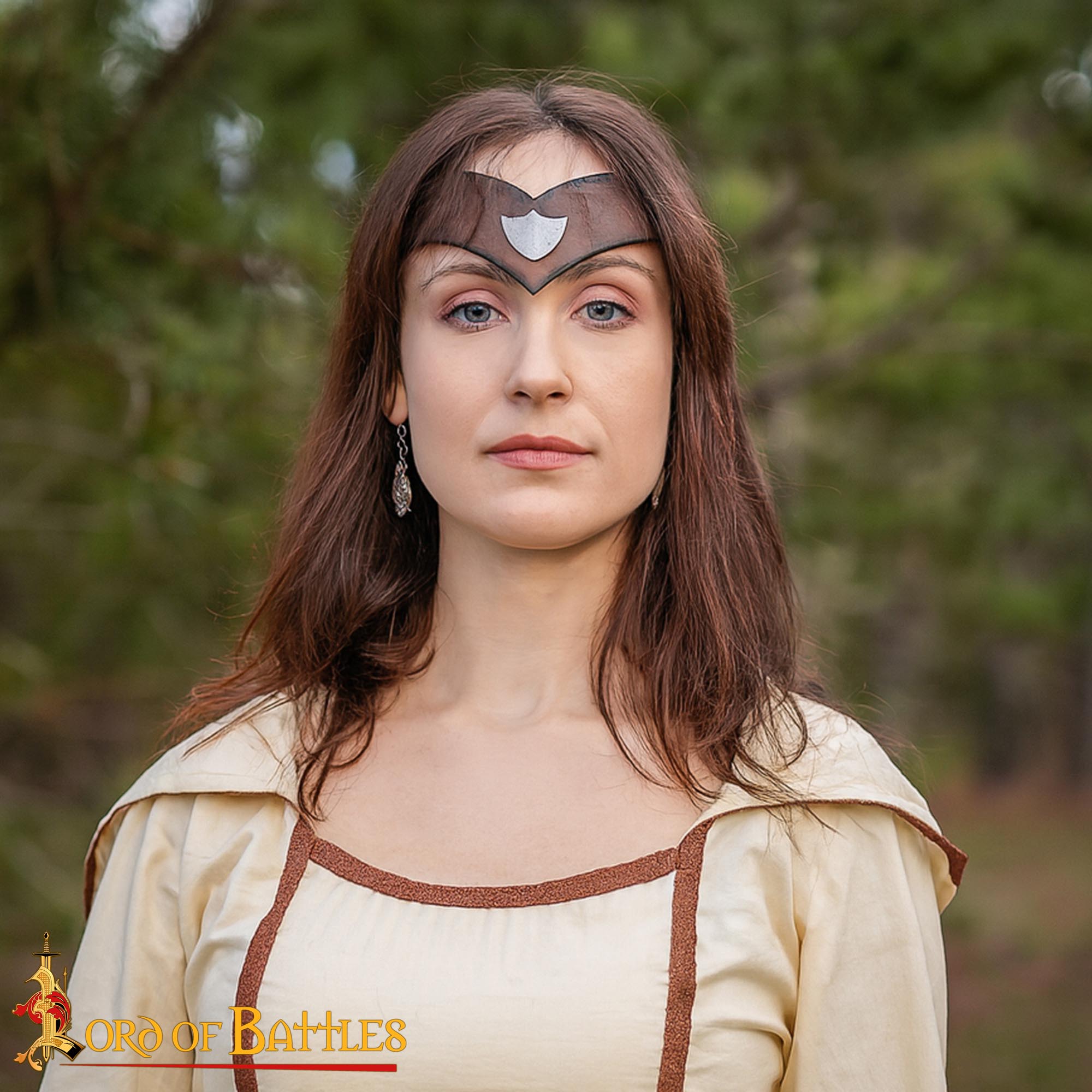 Diadema principesca de cuero, estilo élfico - imagen 6