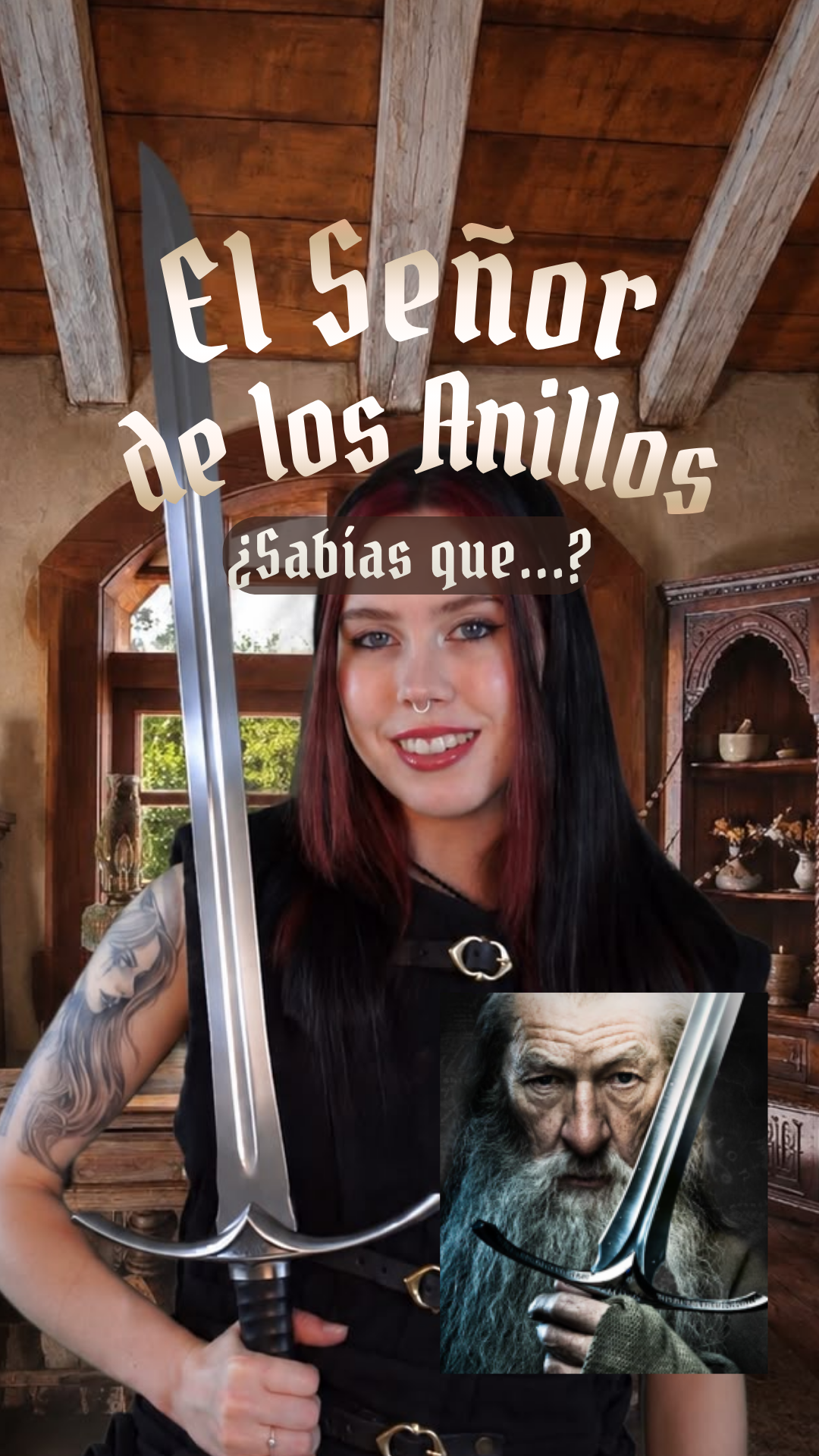 Espada Glamdring Gandalf O Senhor dos Anéis 