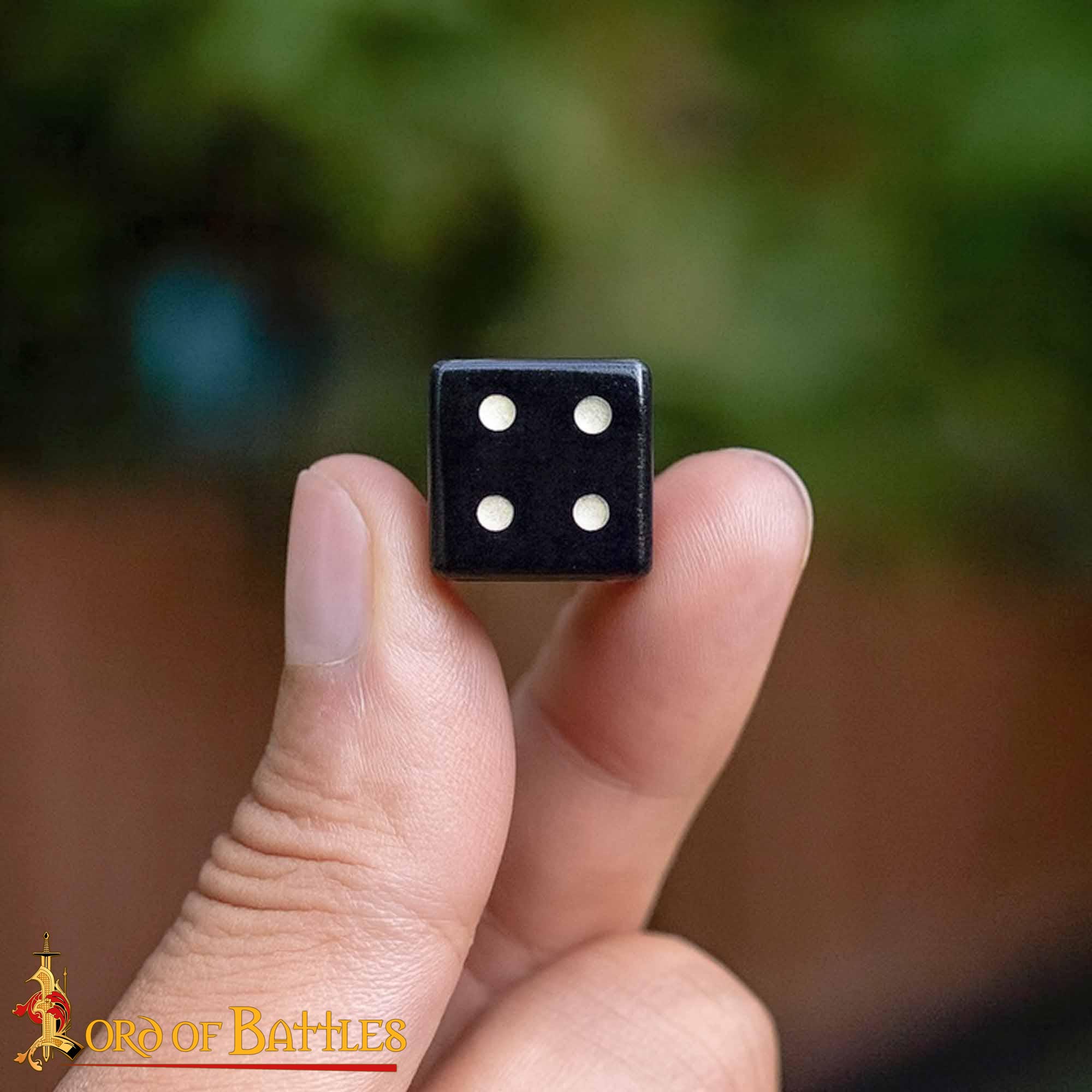 Set de 6 dados artesanales de cuerno de búfalo - imagen 5