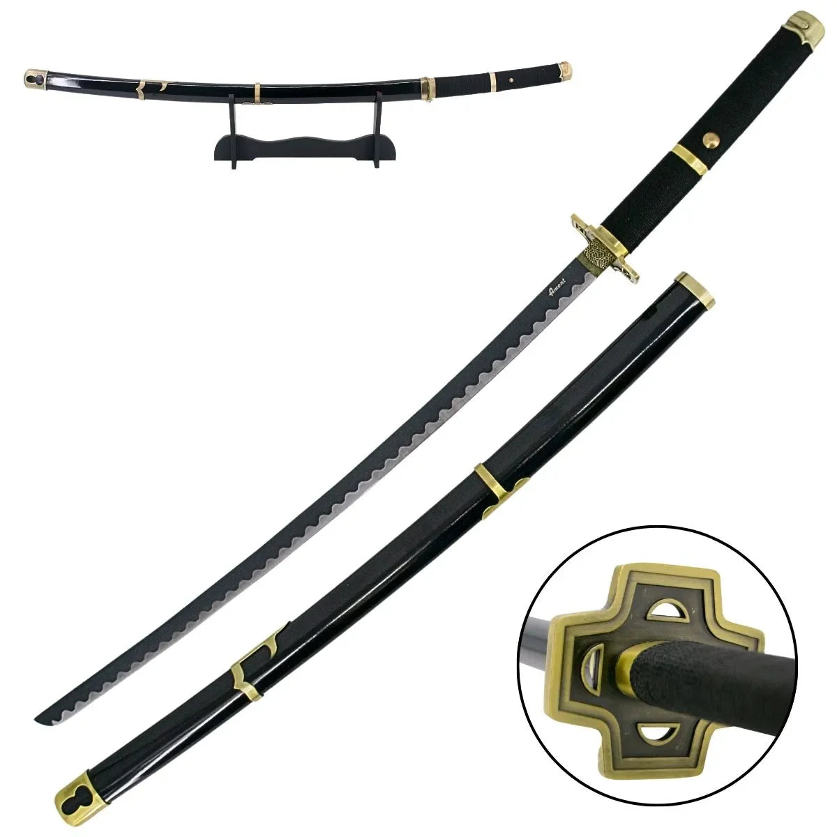 Katana Yubashiri decorativa gama alta de Zoro de One Piece