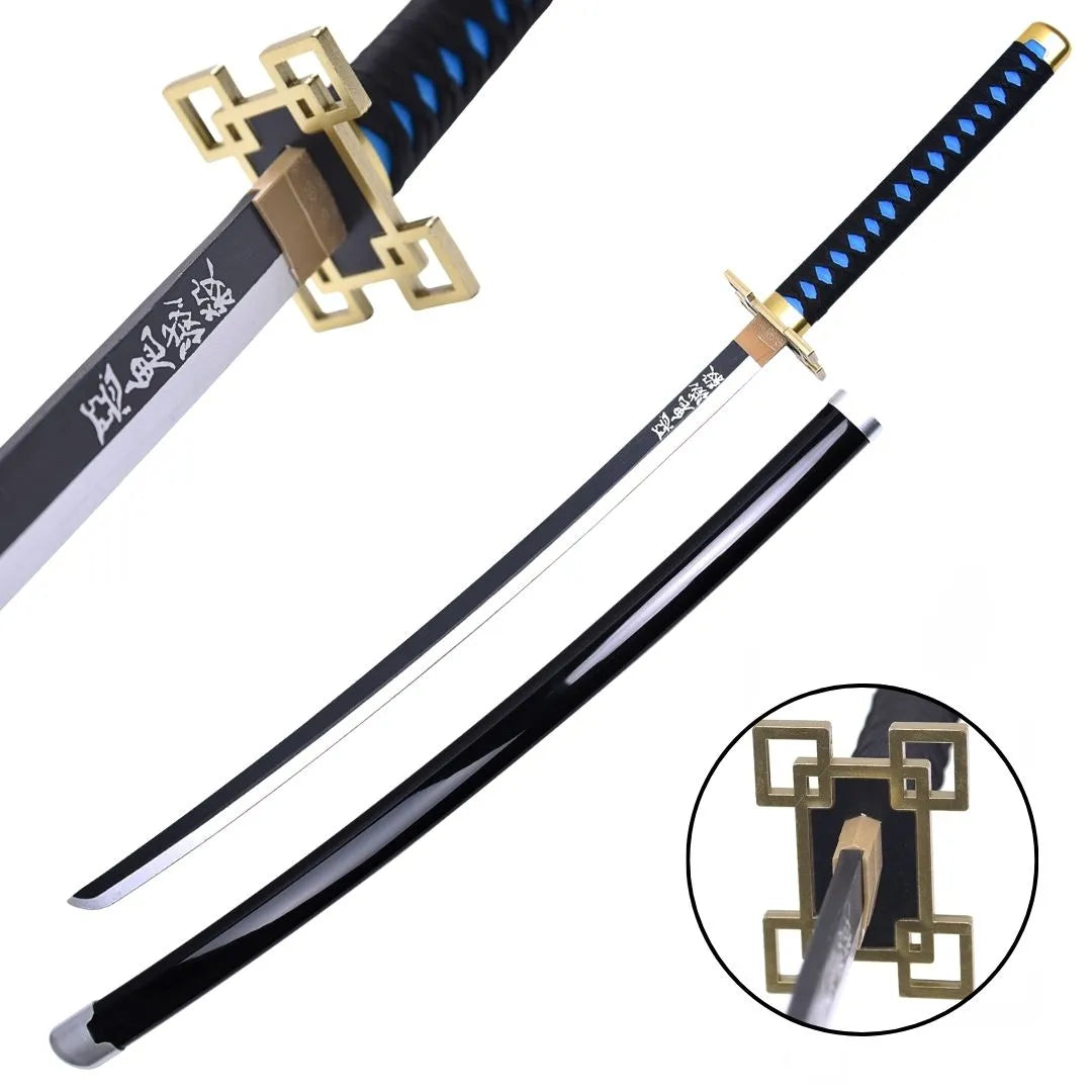 Katana Decorativa de Bambú Muichiro Tokito de Demon Slayer