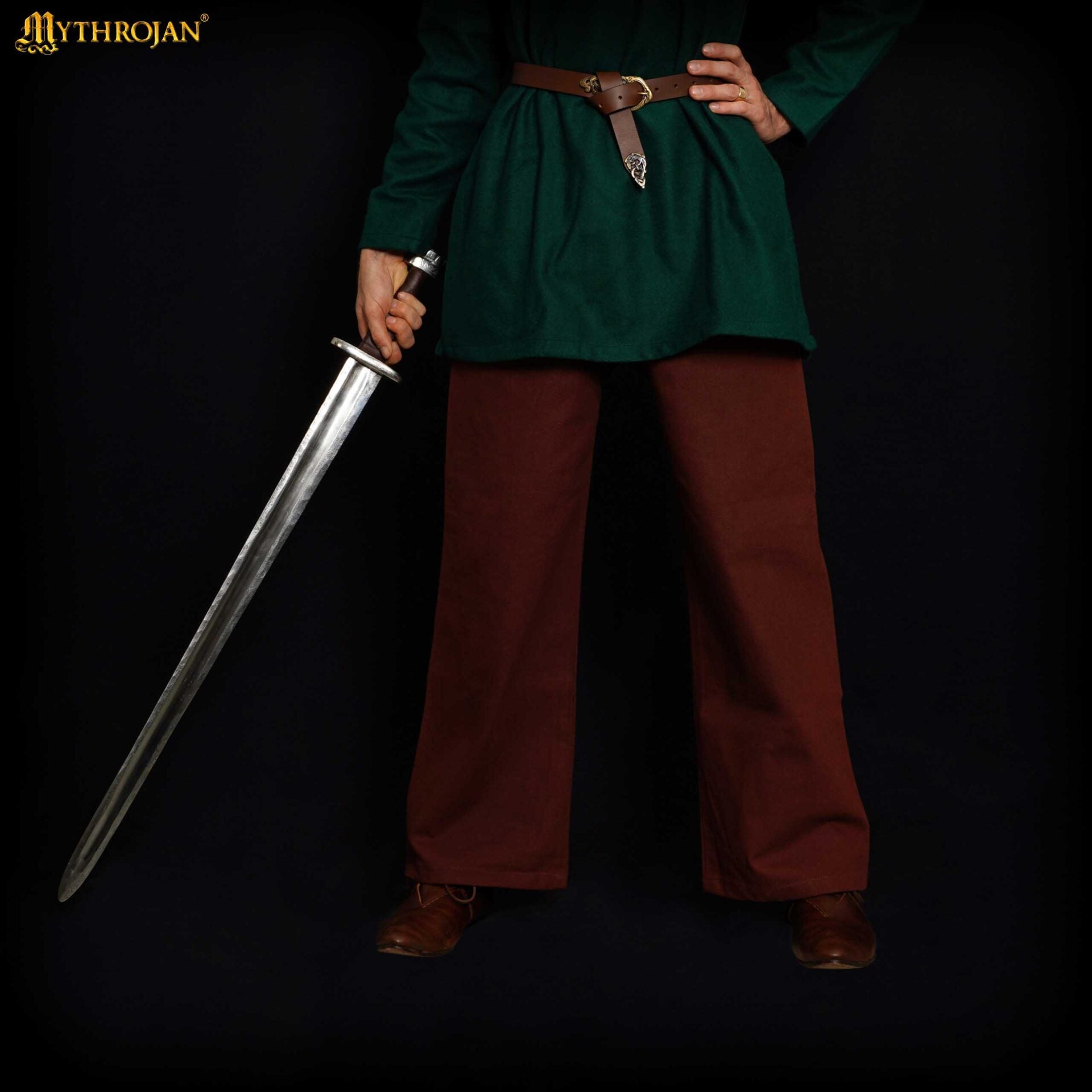 Pantalones vikingos de algodón para recreación y LARP - imagen 20