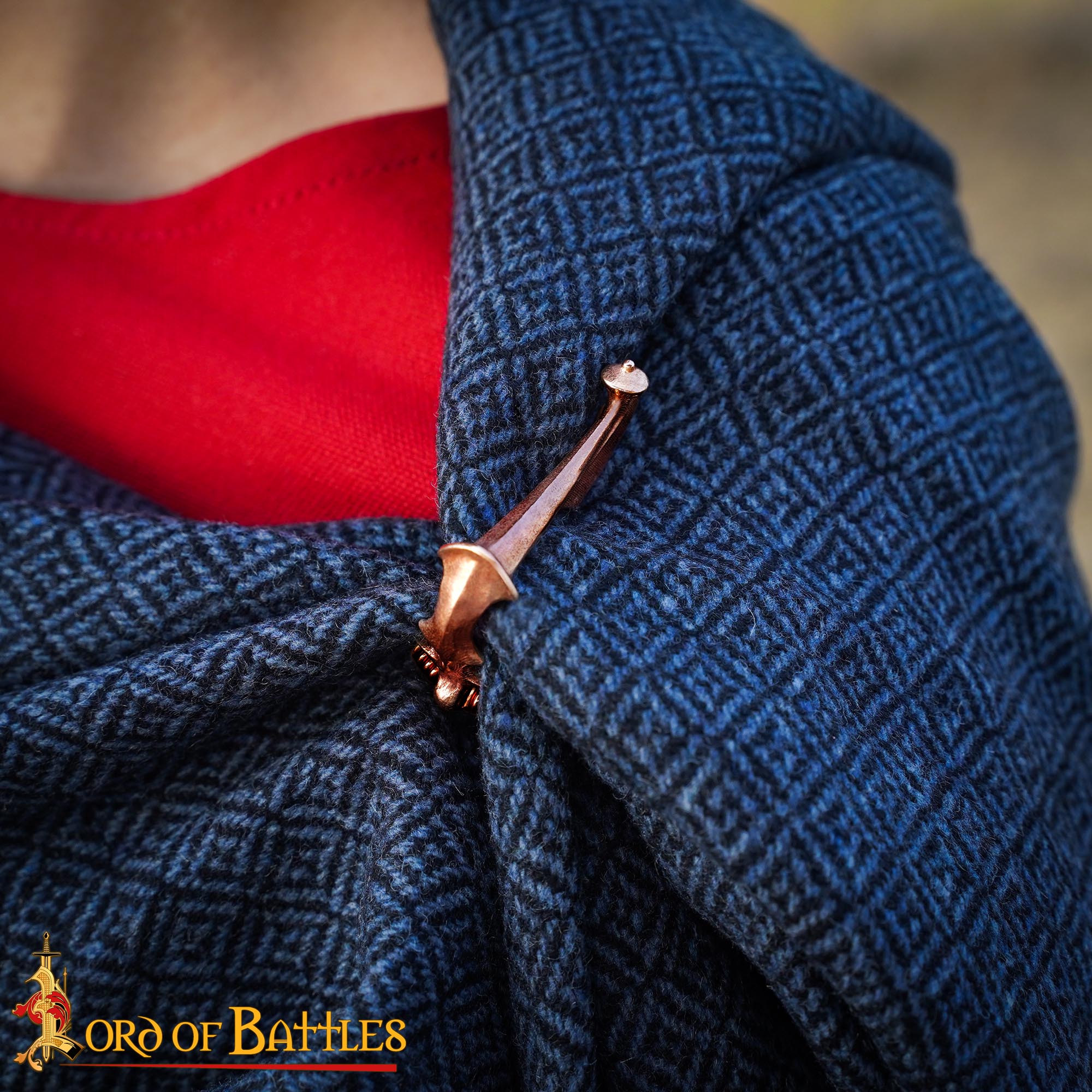 Fíbula romana de bronce (s. I–III) — broche tipo ballesta - imagen 17