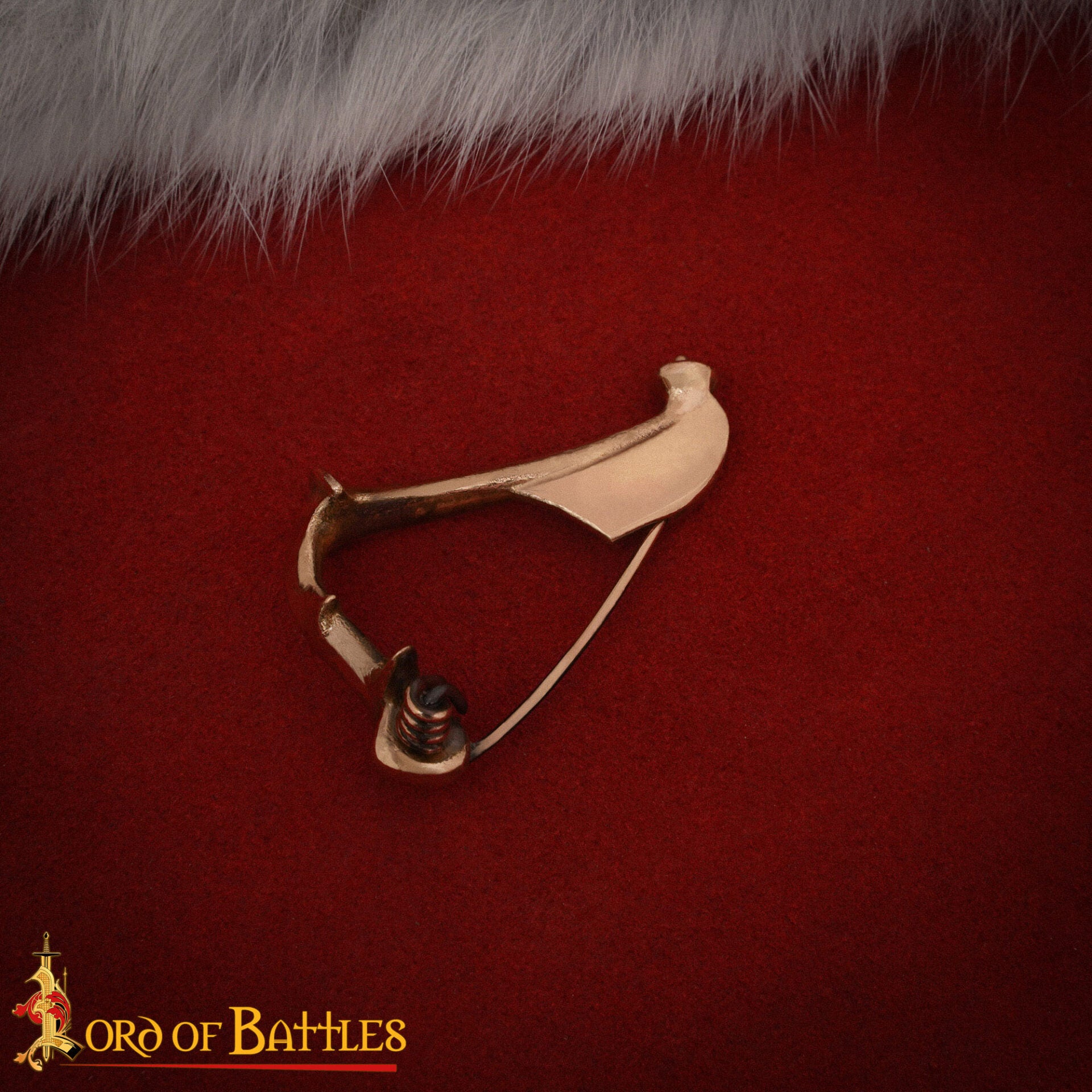 Fíbula romana de bronce (s. I–III) — broche tipo ballesta - imagen 8