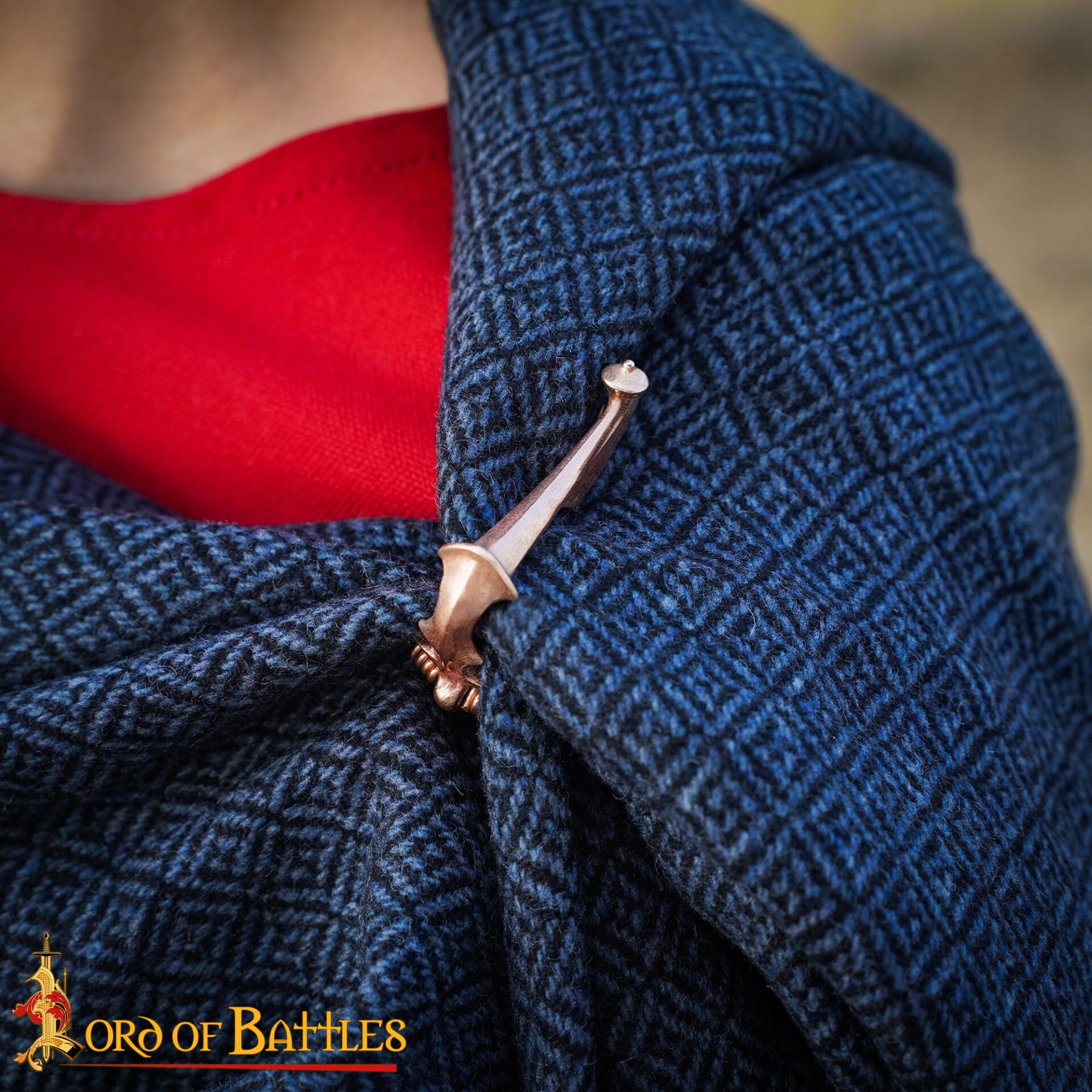 Fíbula romana de bronce (s. I–III) — broche tipo ballesta - imagen 4