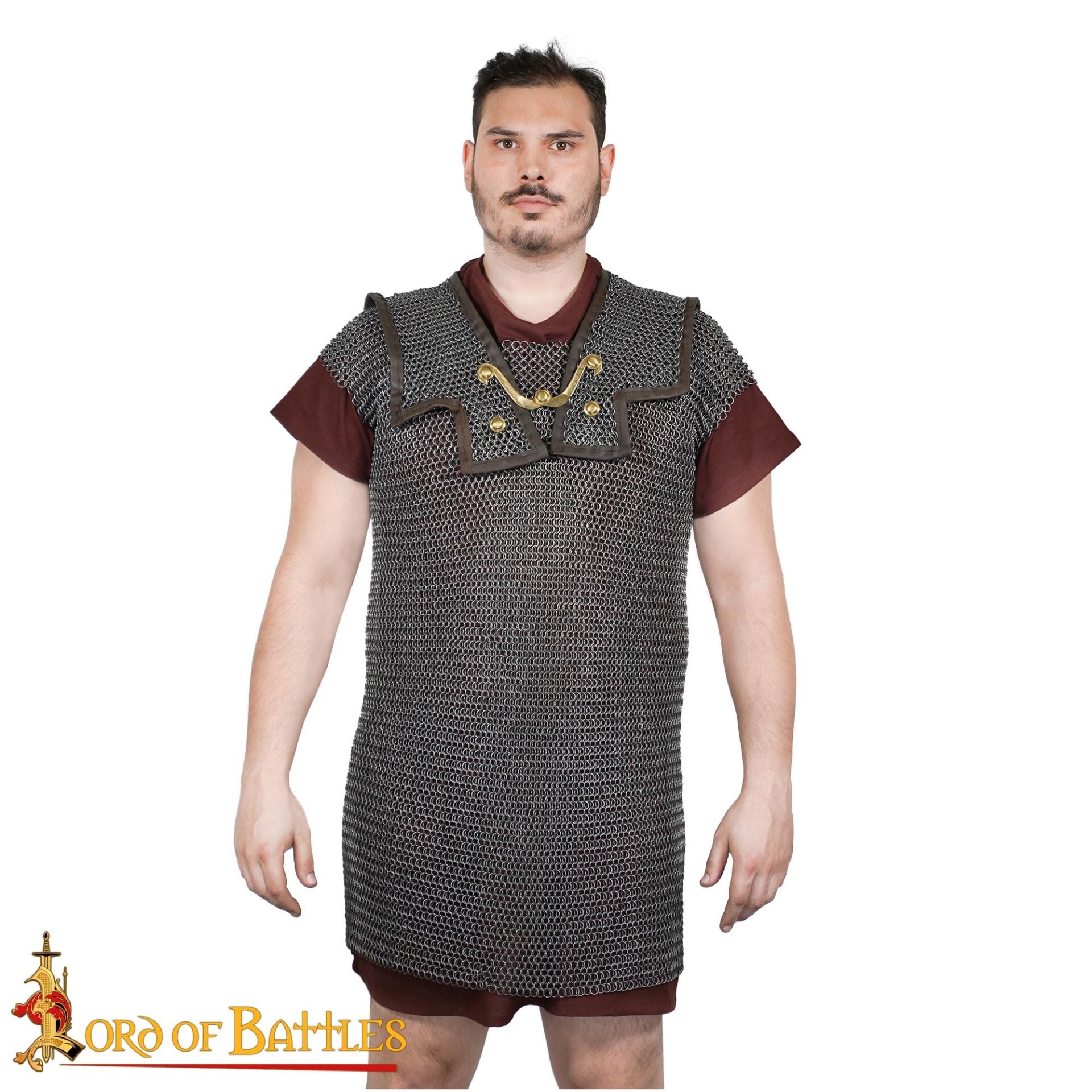 Lorica Hamata — Cota de mallas romana, anillas 9 mm (16 gauge) - imagen 4