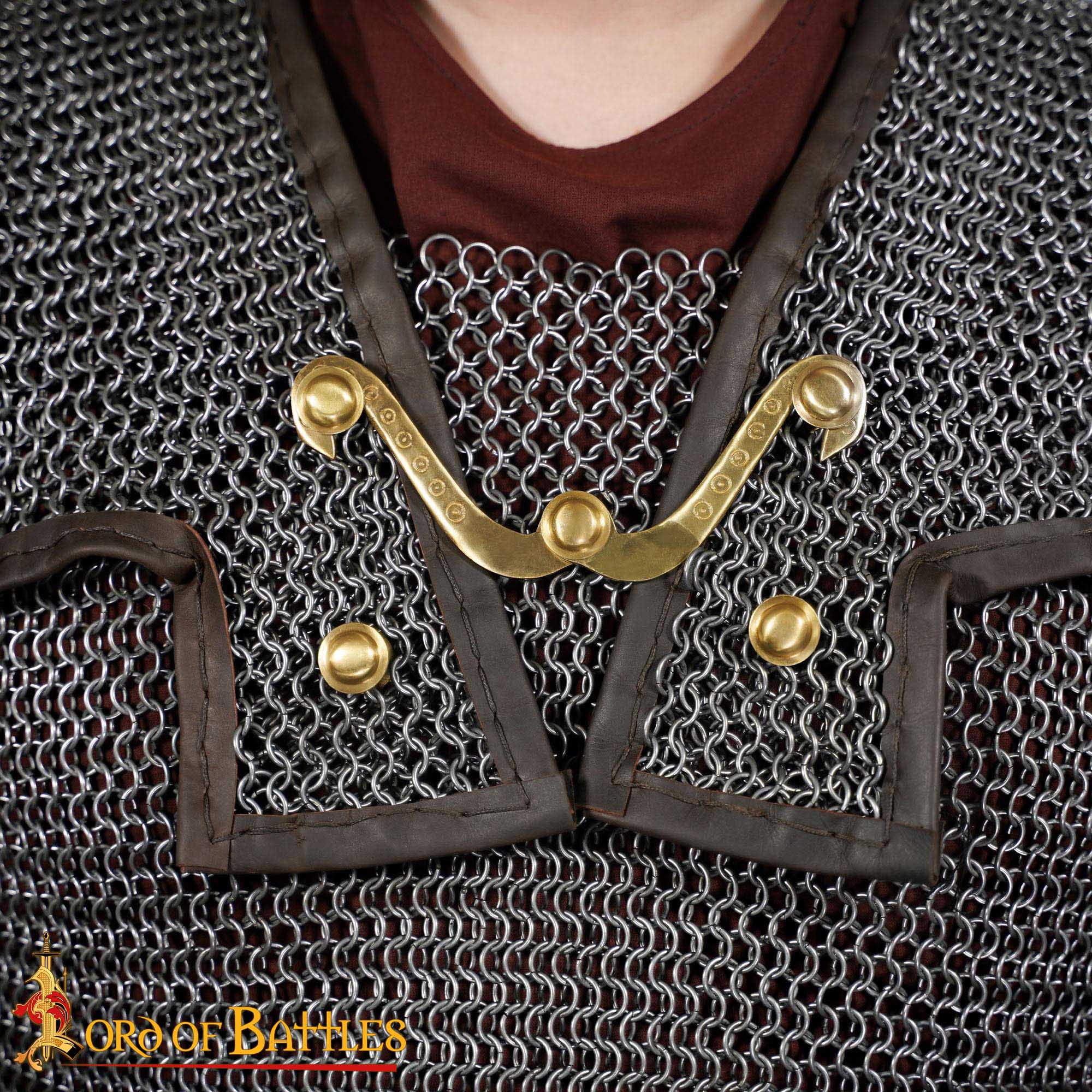 Lorica Hamata — Cota de mallas romana, anillas 9 mm (16 gauge) - imagen 7