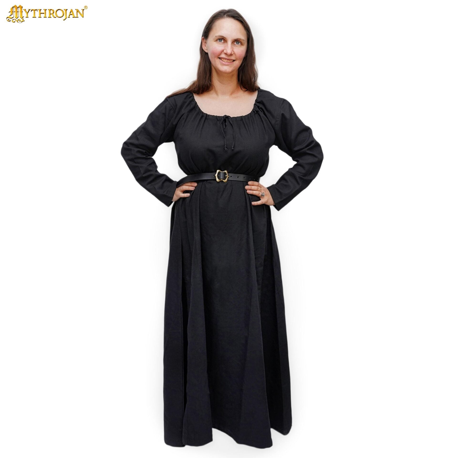 Vestido medieval Maiden de algodón 100% para LARP y recreación - imagen 17