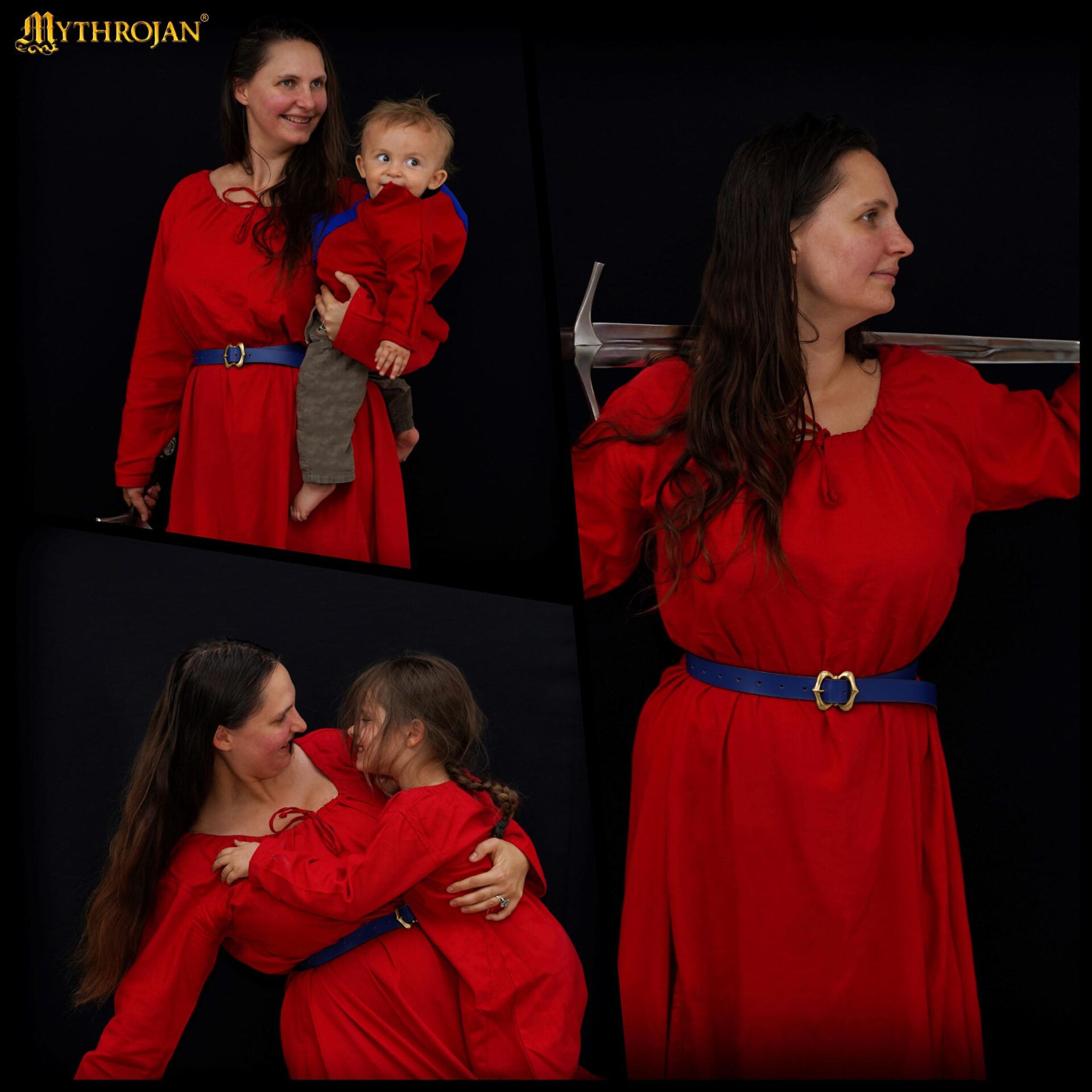 Vestido medieval Maiden de algodón 100% para LARP y recreación - imagen 5