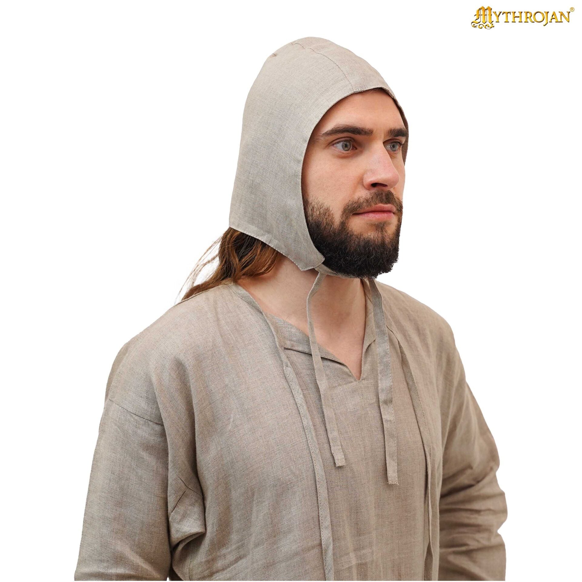 Cofia medieval de lino 100% — Robert