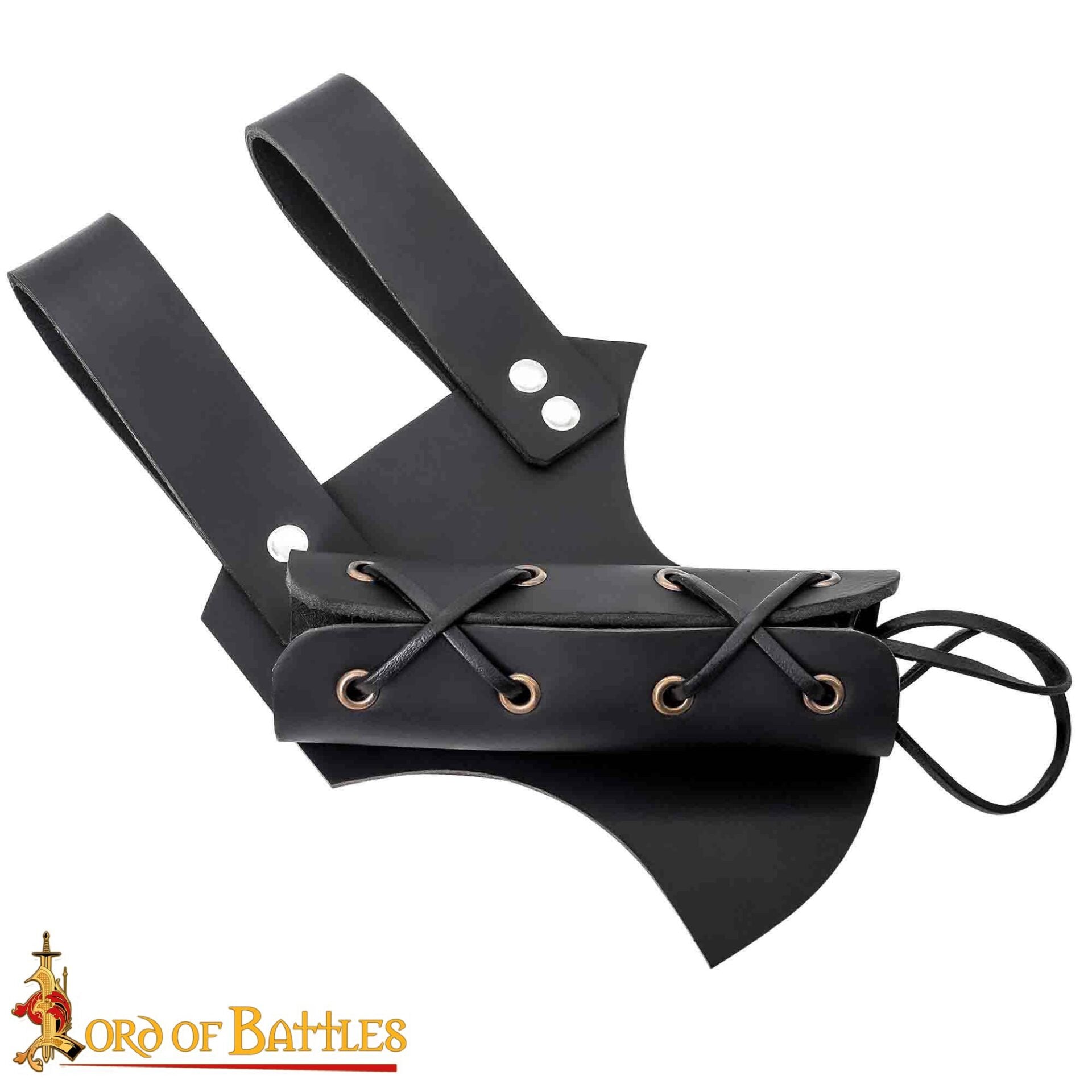 Brida de cuero ajustable para espada, 3 mm – funda con cordones
