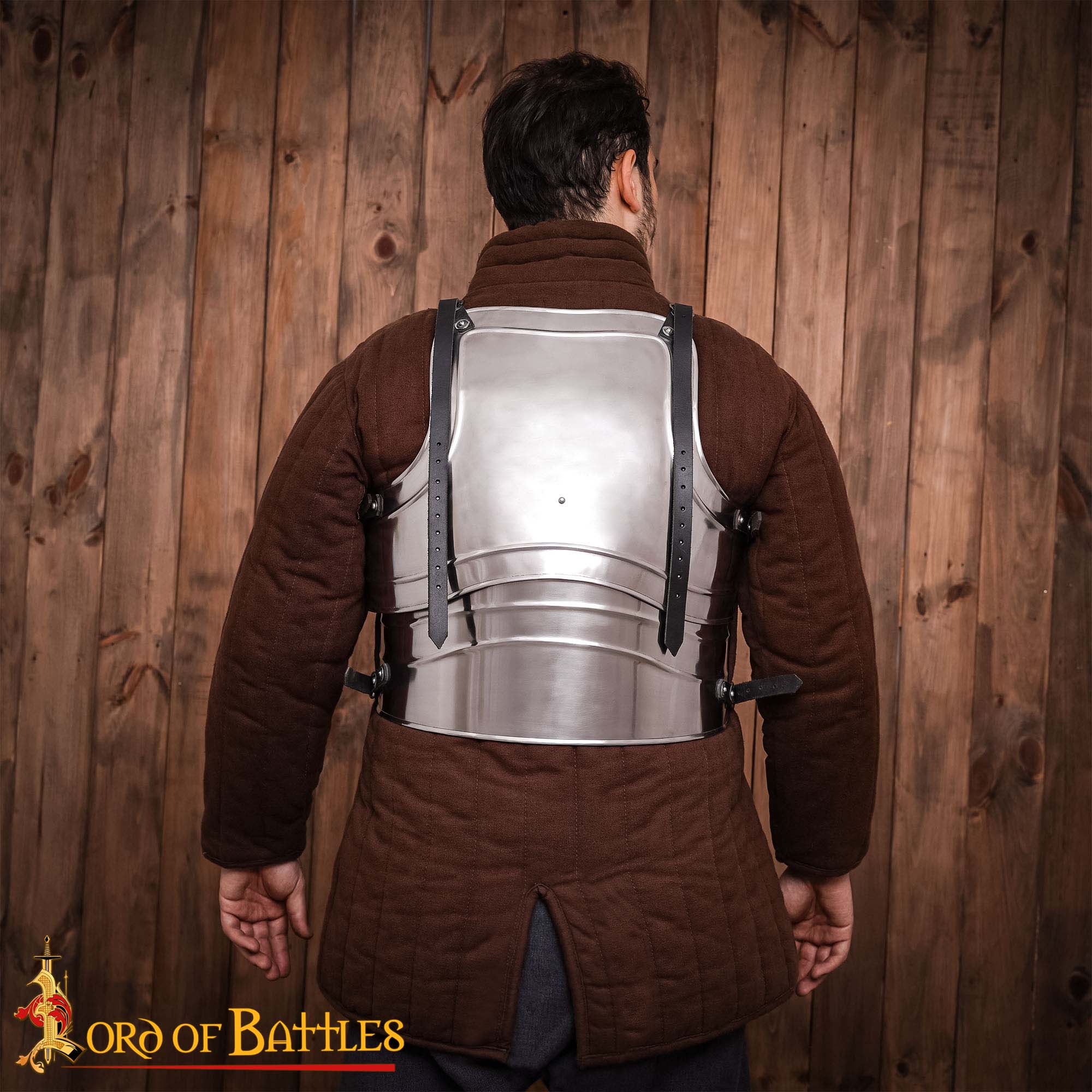 Coraza medieval de acero con tassets (pulido) - imagen 5