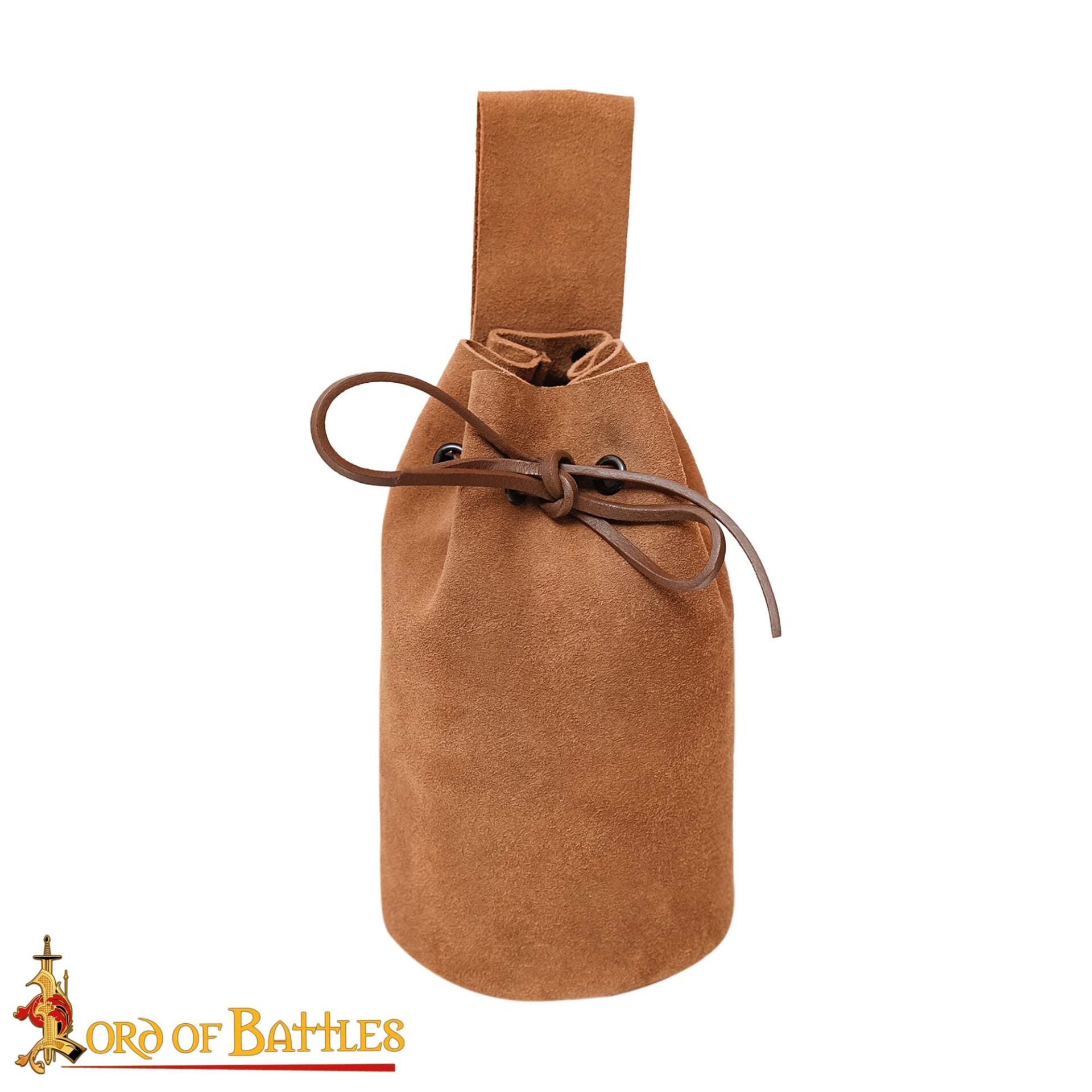 Bolsa de ante genuino con cordón para monedas y dados - imagen 9