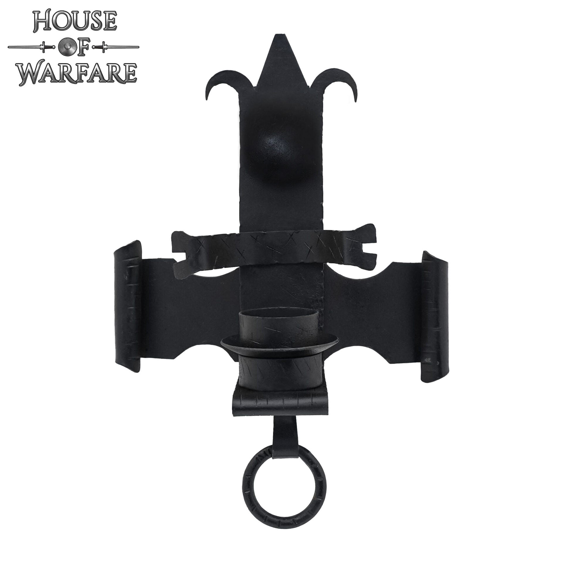 Imagen única de: Candelabro de Pared de Hierro Artesanal Medieval