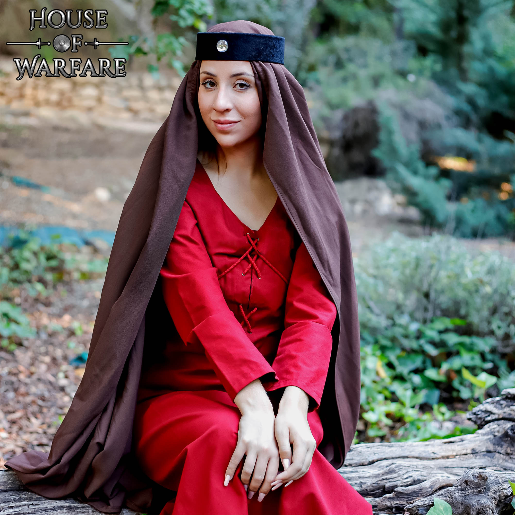 Diadema Lady of the Woods - algodón y cristal - imagen 10