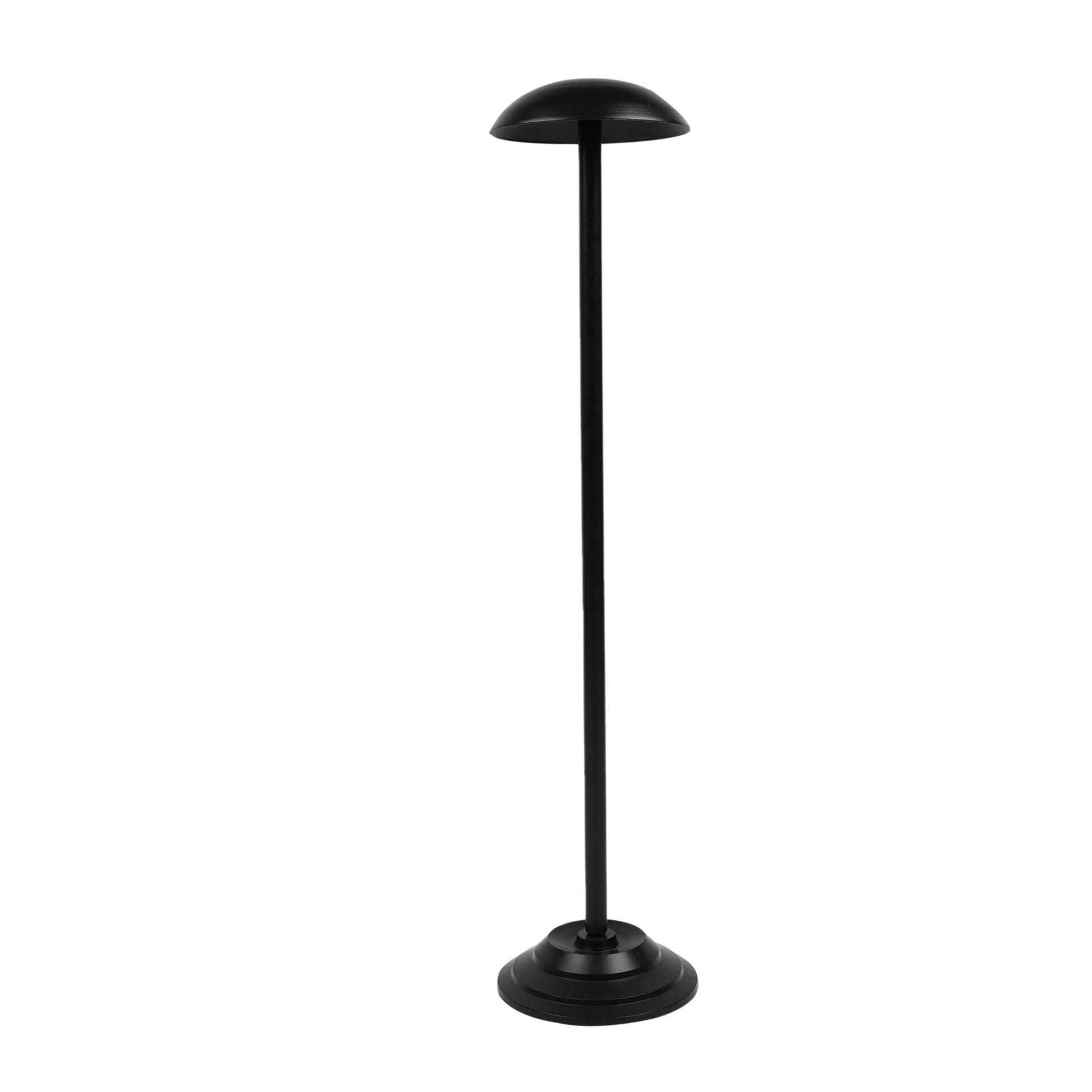 Imagen única de: Soporte de Casco de Hierro Hecho a Mano de 25" de Altura para Cascos con o sin Aventail