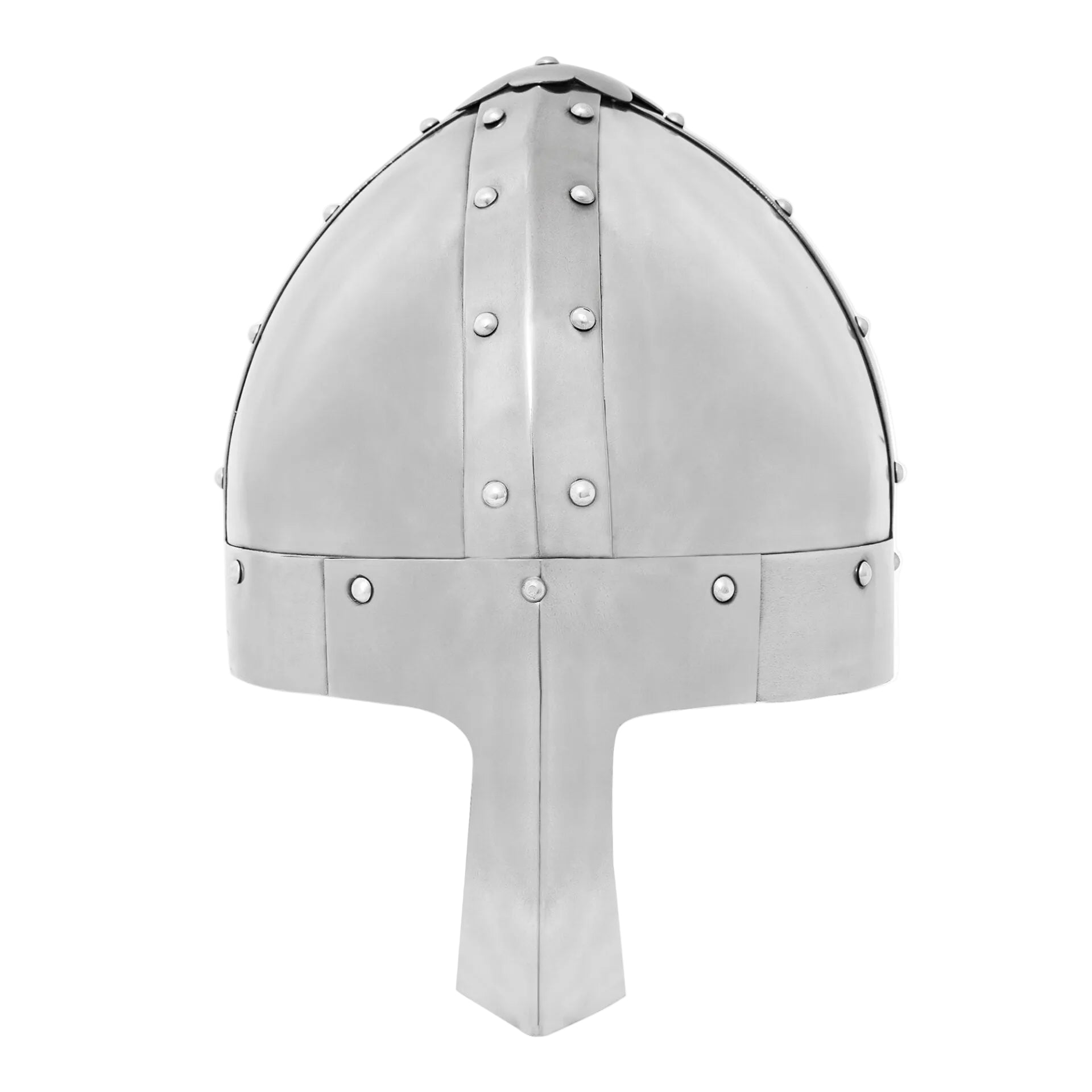 Casco Medieval Nasal Spangenhelm con Forro de Cuero - Imagen 4