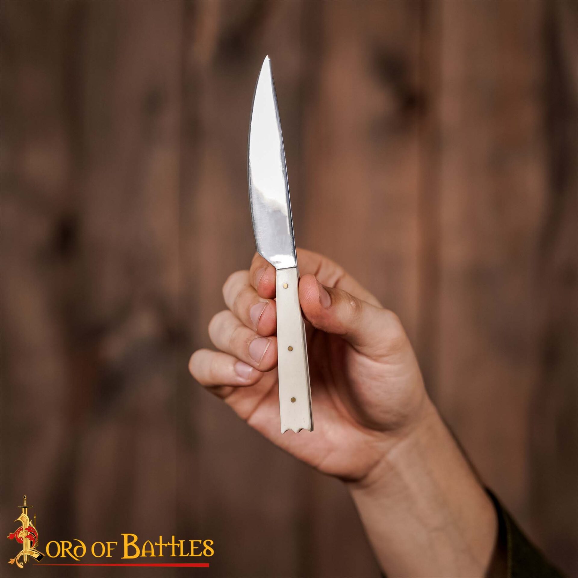 Cuchillo Vikingo de Acero Inoxidable con Mango de Hueso - Imagen 6